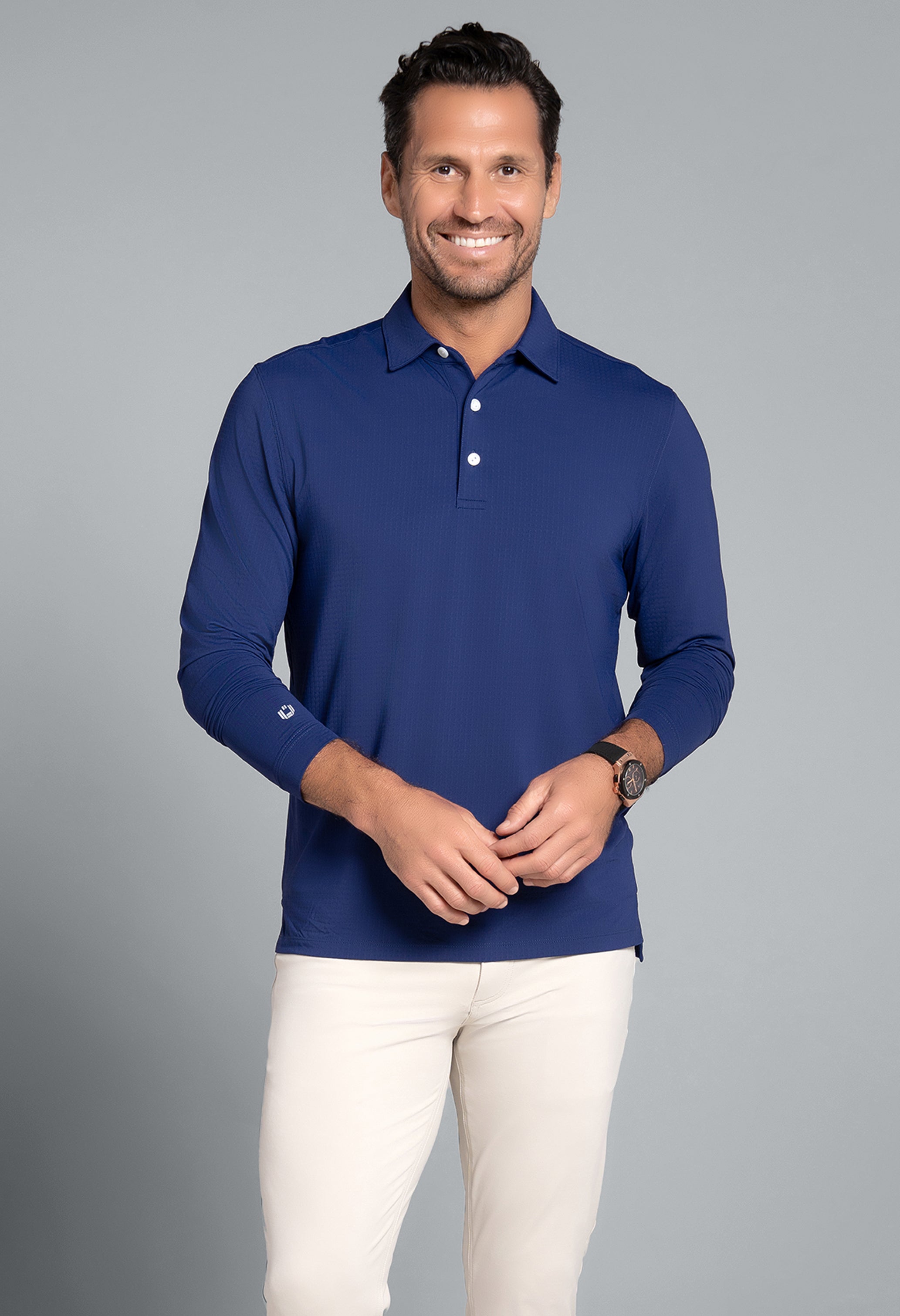 Long Sleeve Polo (Modern Fit)