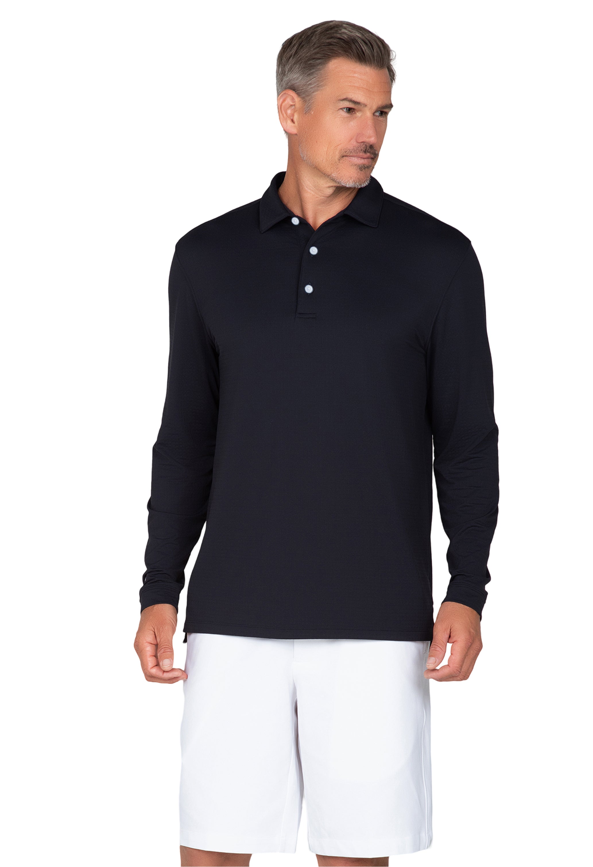Long Sleeve Polo (Modern Fit)