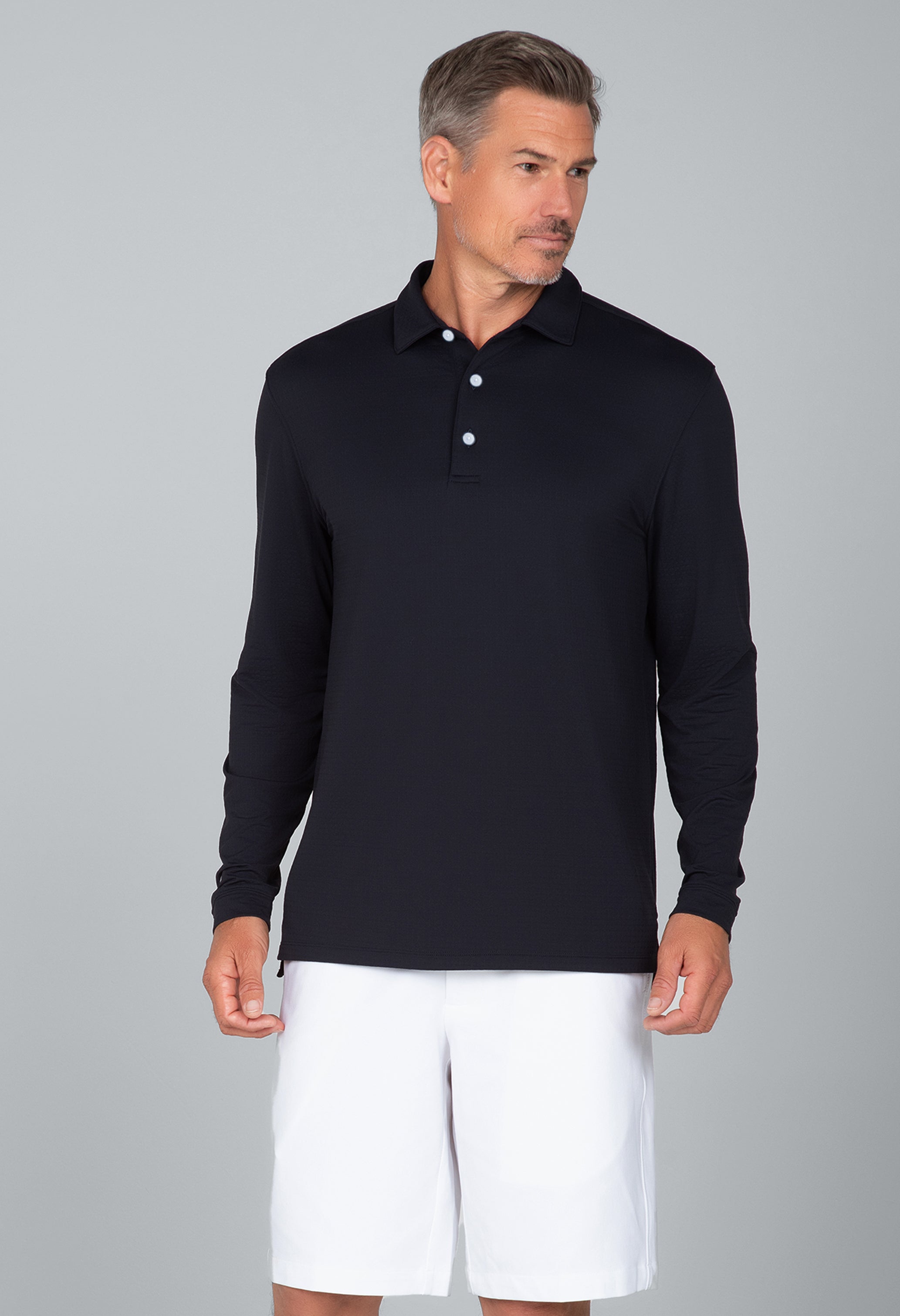 Long Sleeve Polo (Modern Fit)