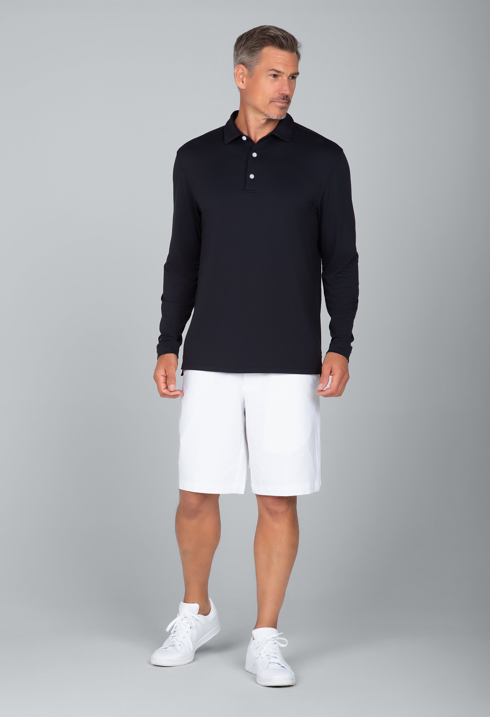 Long Sleeve Polo (Modern Fit)