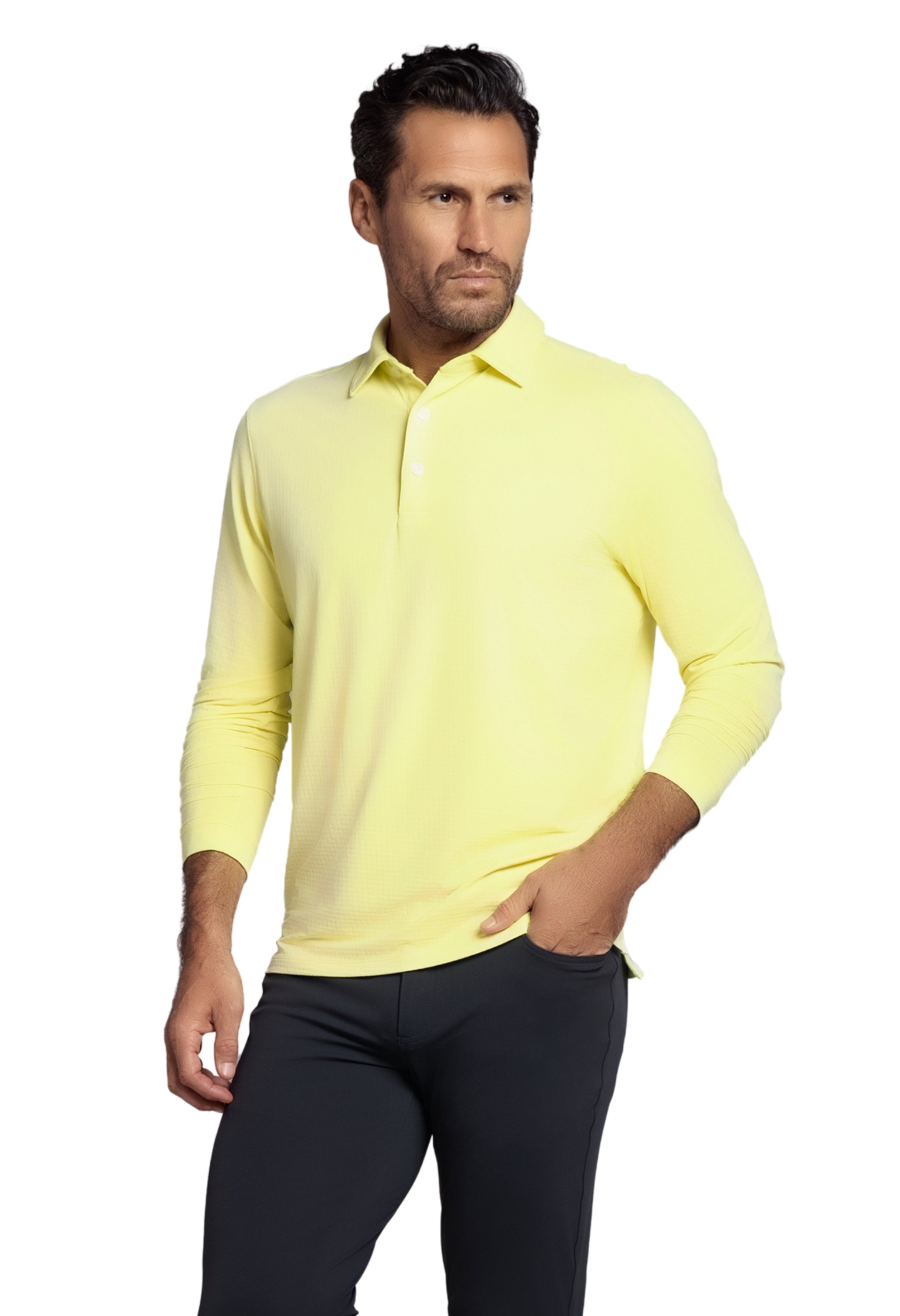 Long Sleeve Polo (Modern Fit)