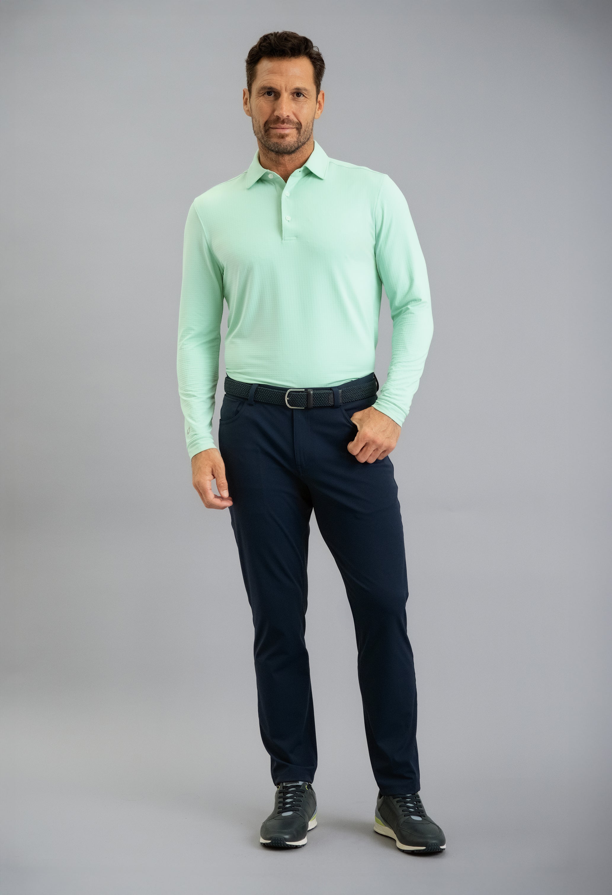 Long Sleeve Polo (Modern Fit)