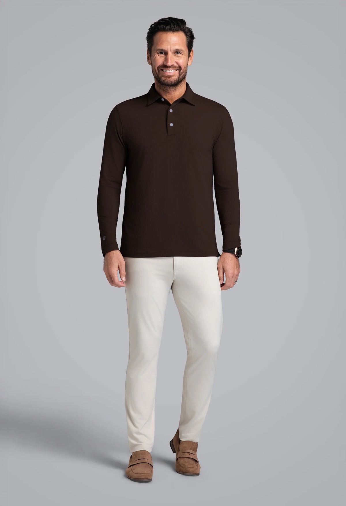 Long Sleeve Polo (Modern Fit)