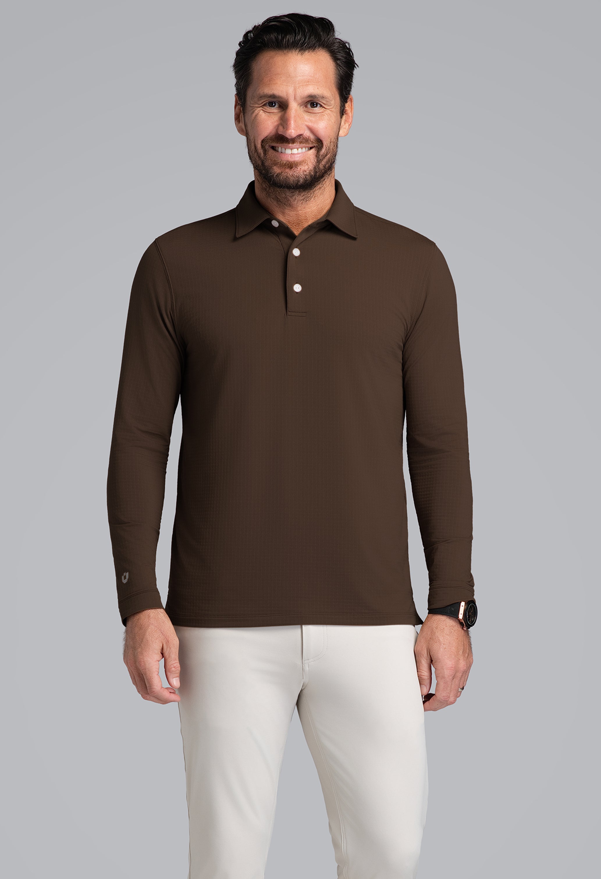 Long Sleeve Polo - 95199 (Modern Fit) | IBKÜL
