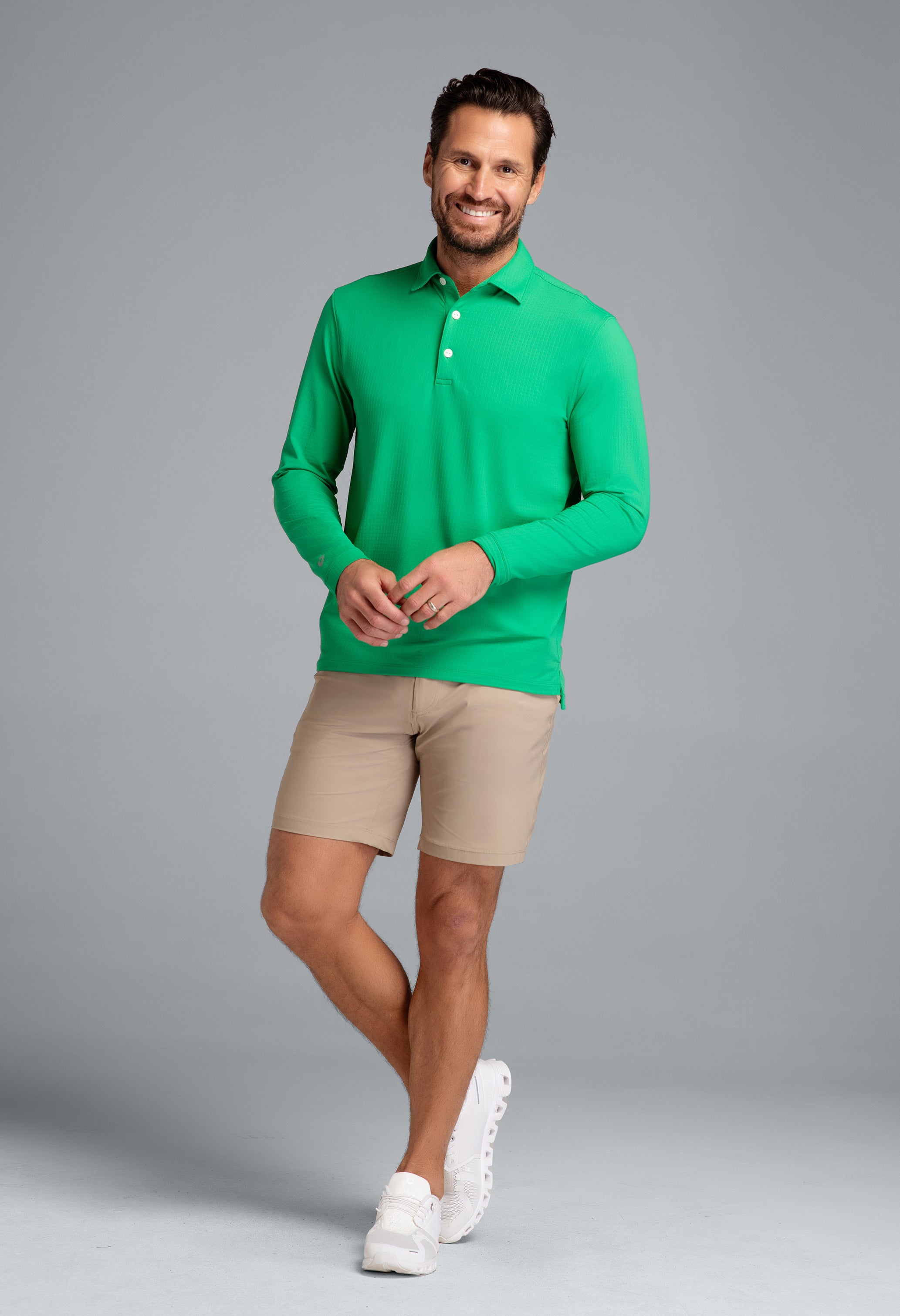 Long Sleeve Polo (Modern Fit)