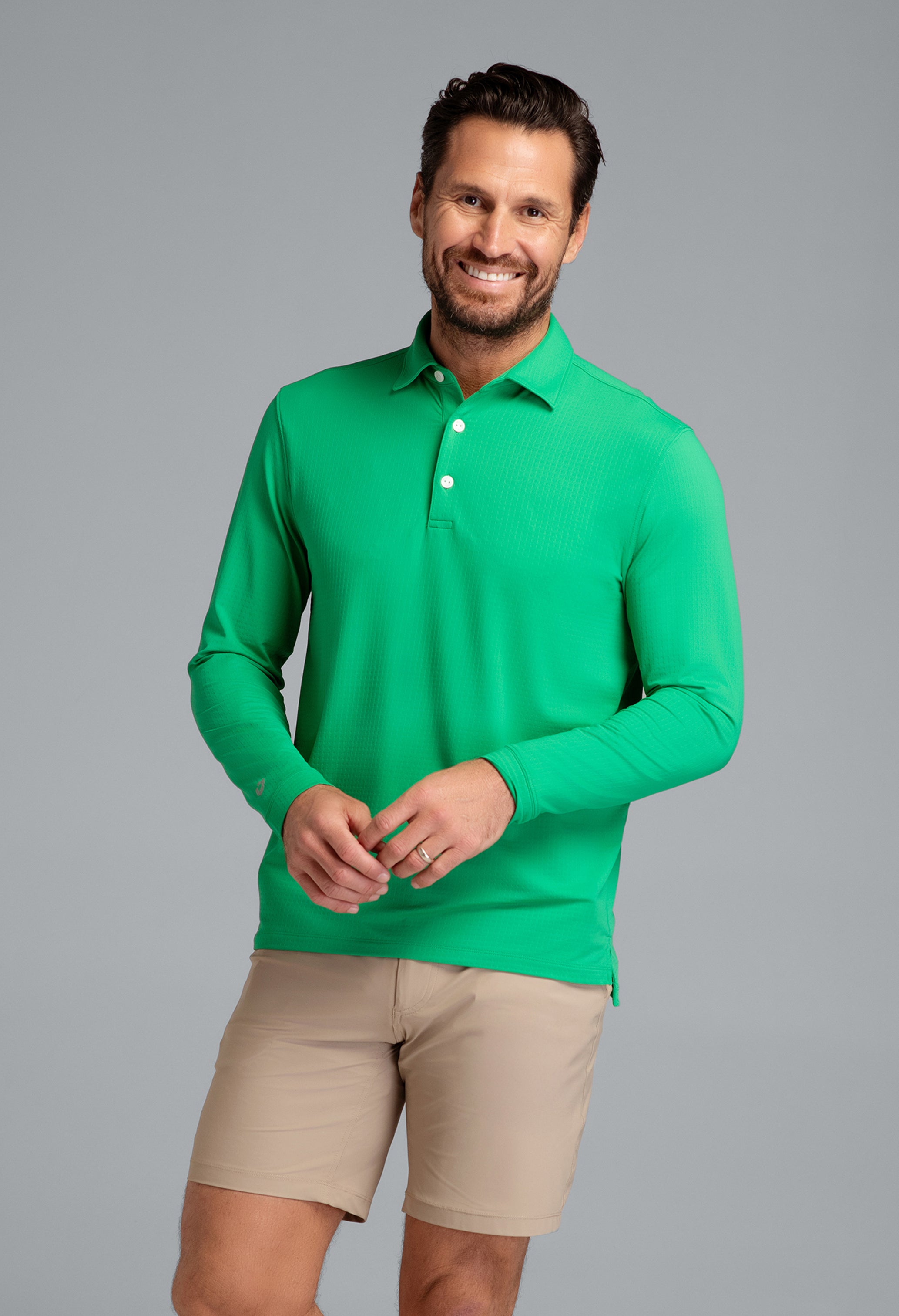 Long Sleeve Polo (Modern Fit)