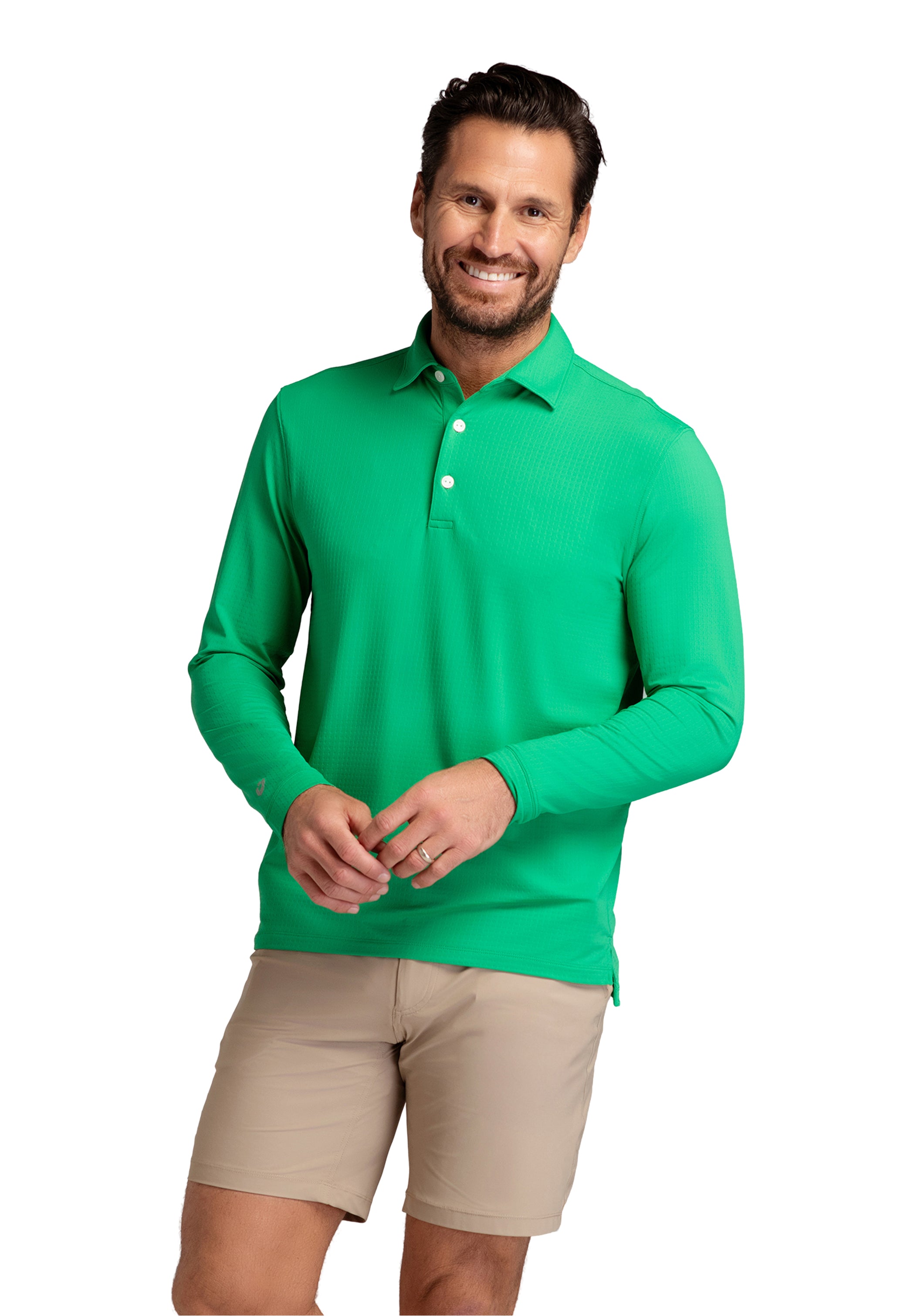 Long Sleeve Polo (Modern Fit)