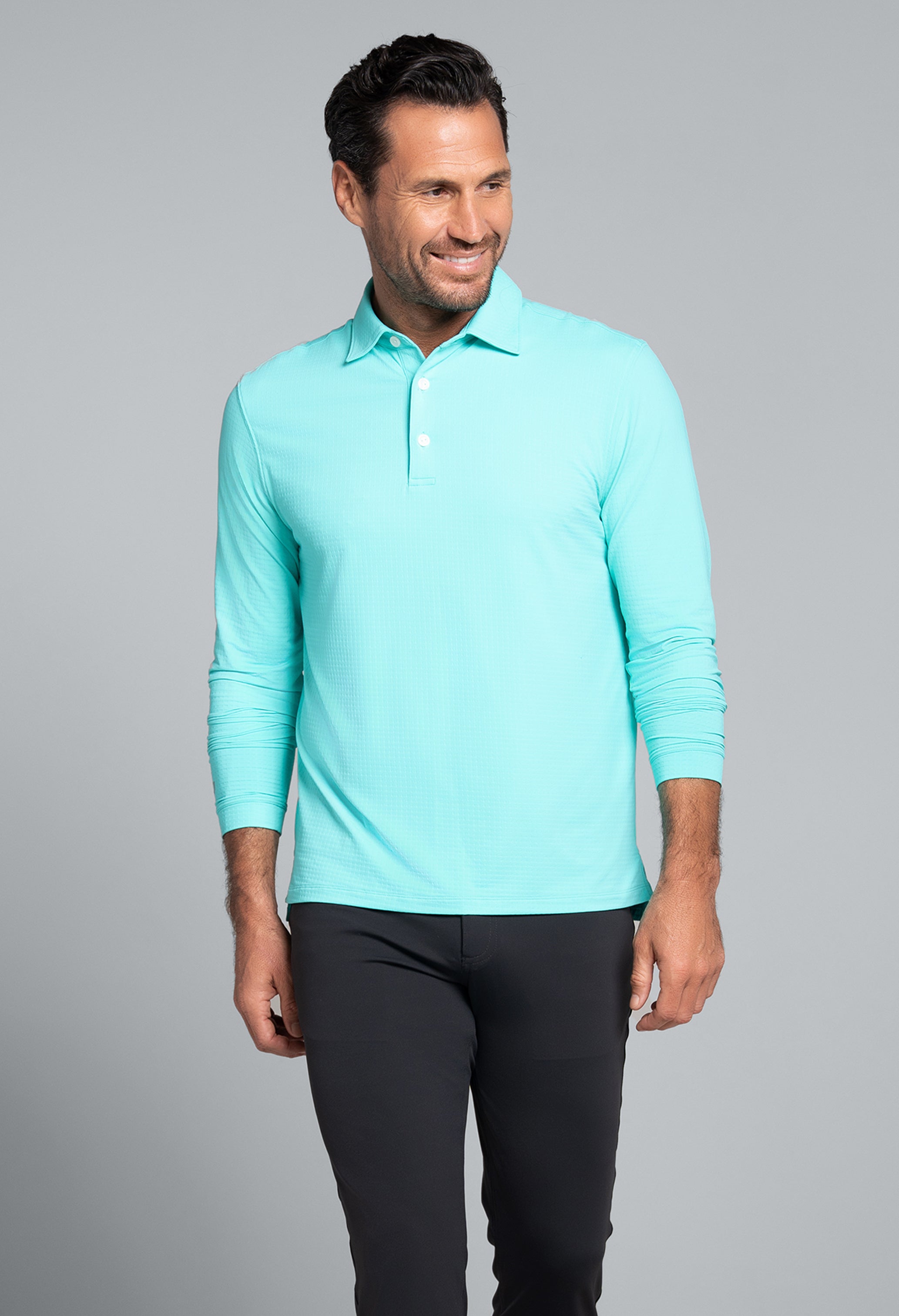 Long Sleeve Polo (Modern Fit)