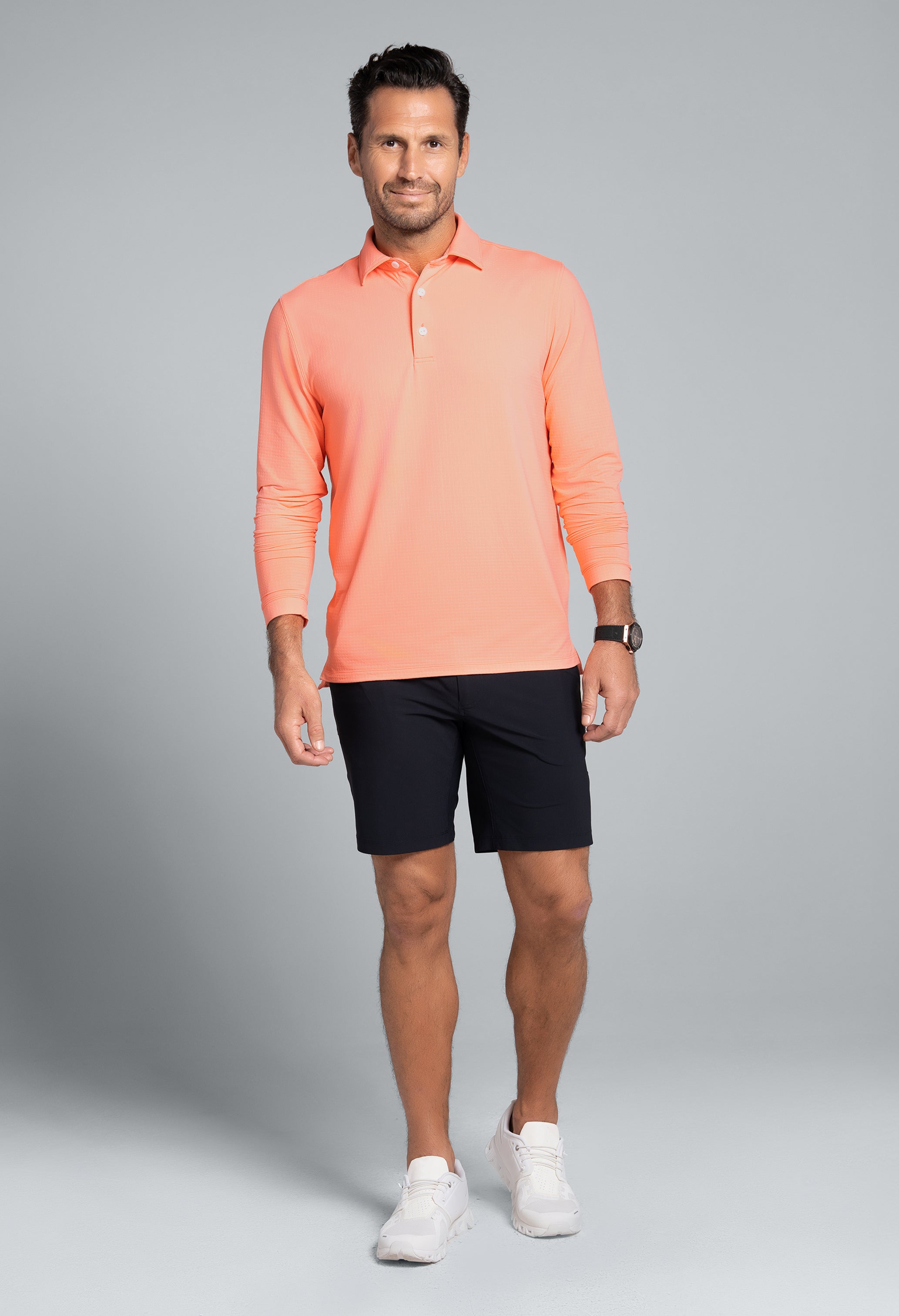 Long Sleeve Polo (Modern Fit)