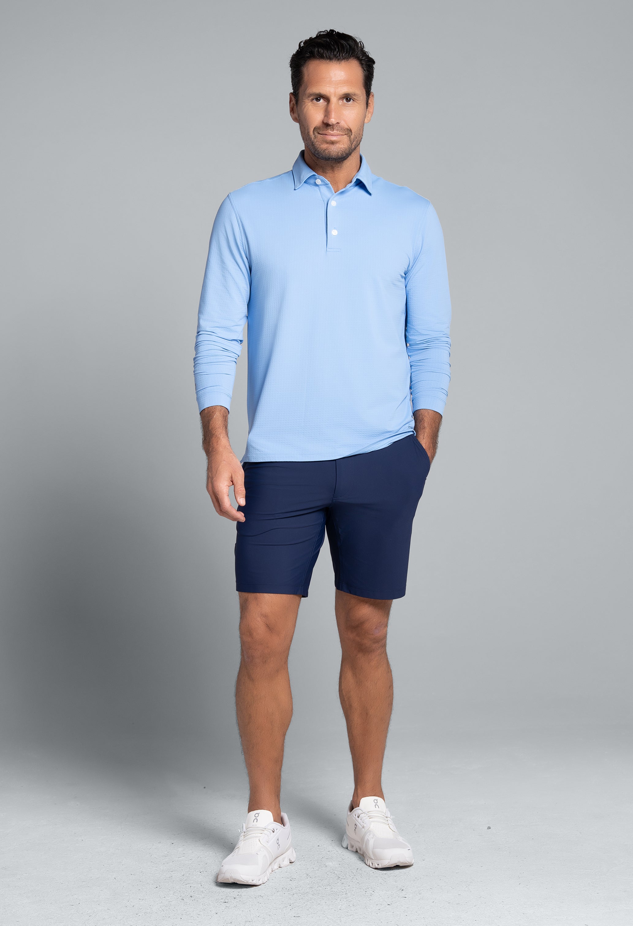 Long Sleeve Polo (Modern Fit)