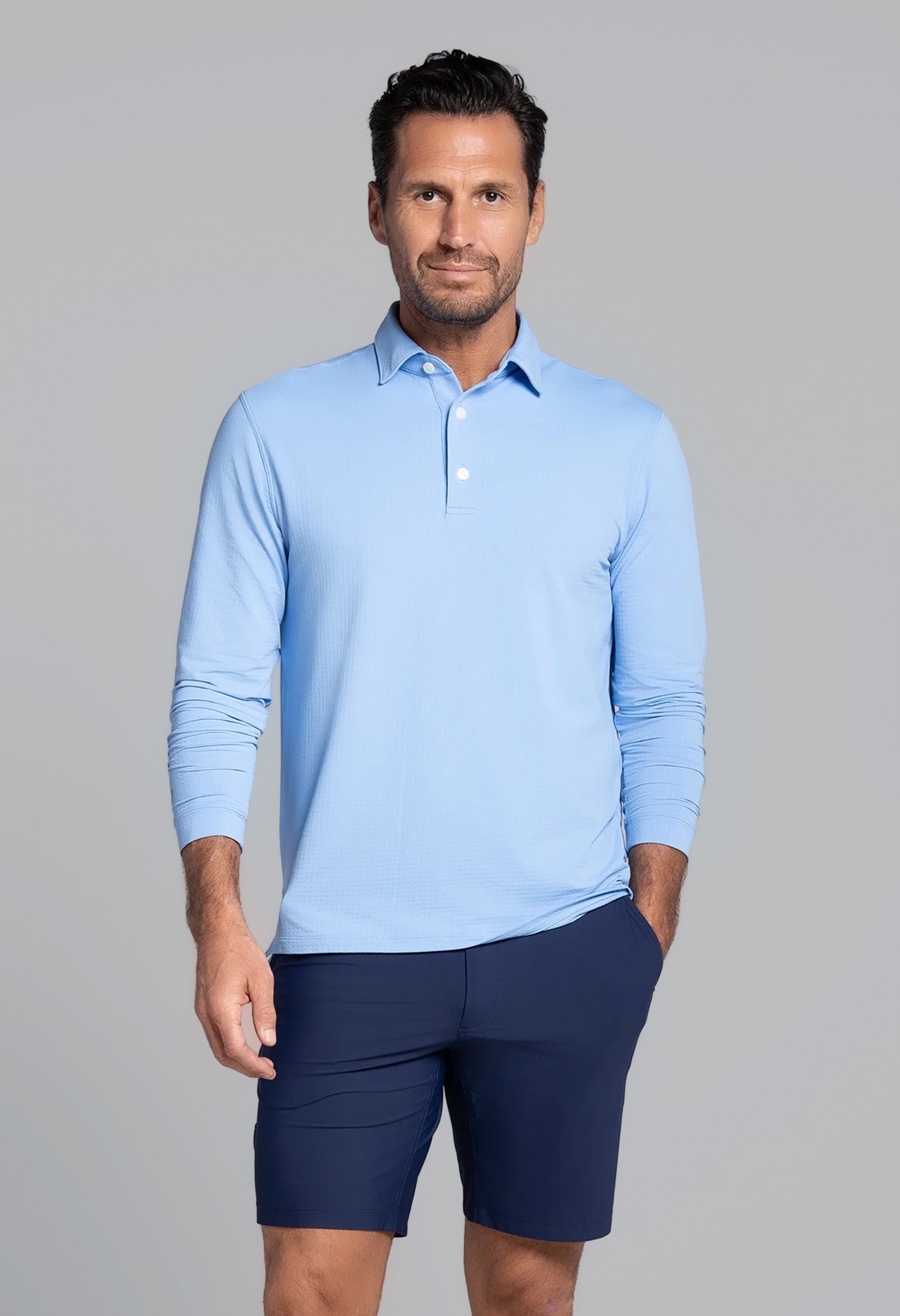 Long Sleeve Polo (Modern Fit)