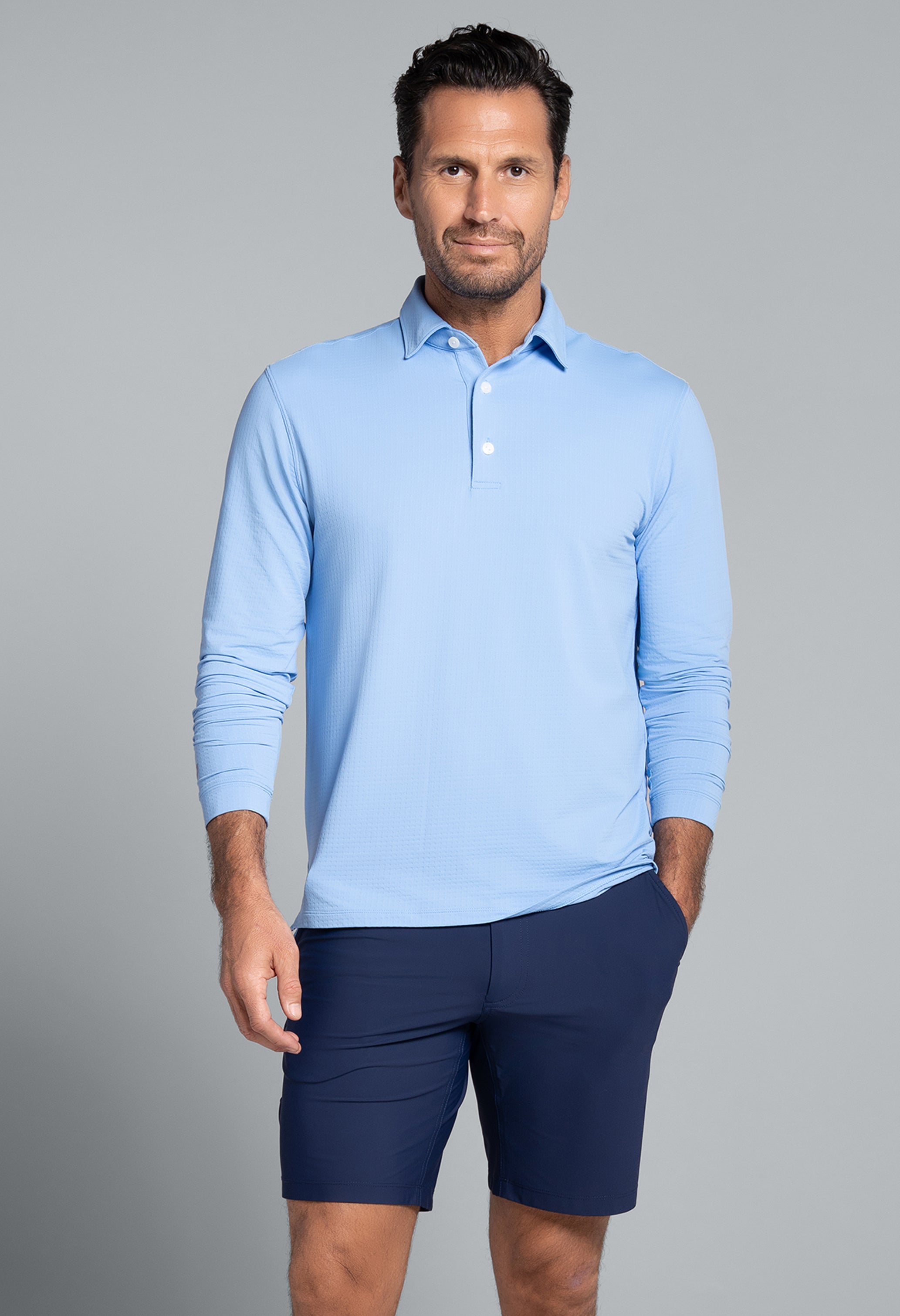 Long Sleeve Polo (Modern Fit)