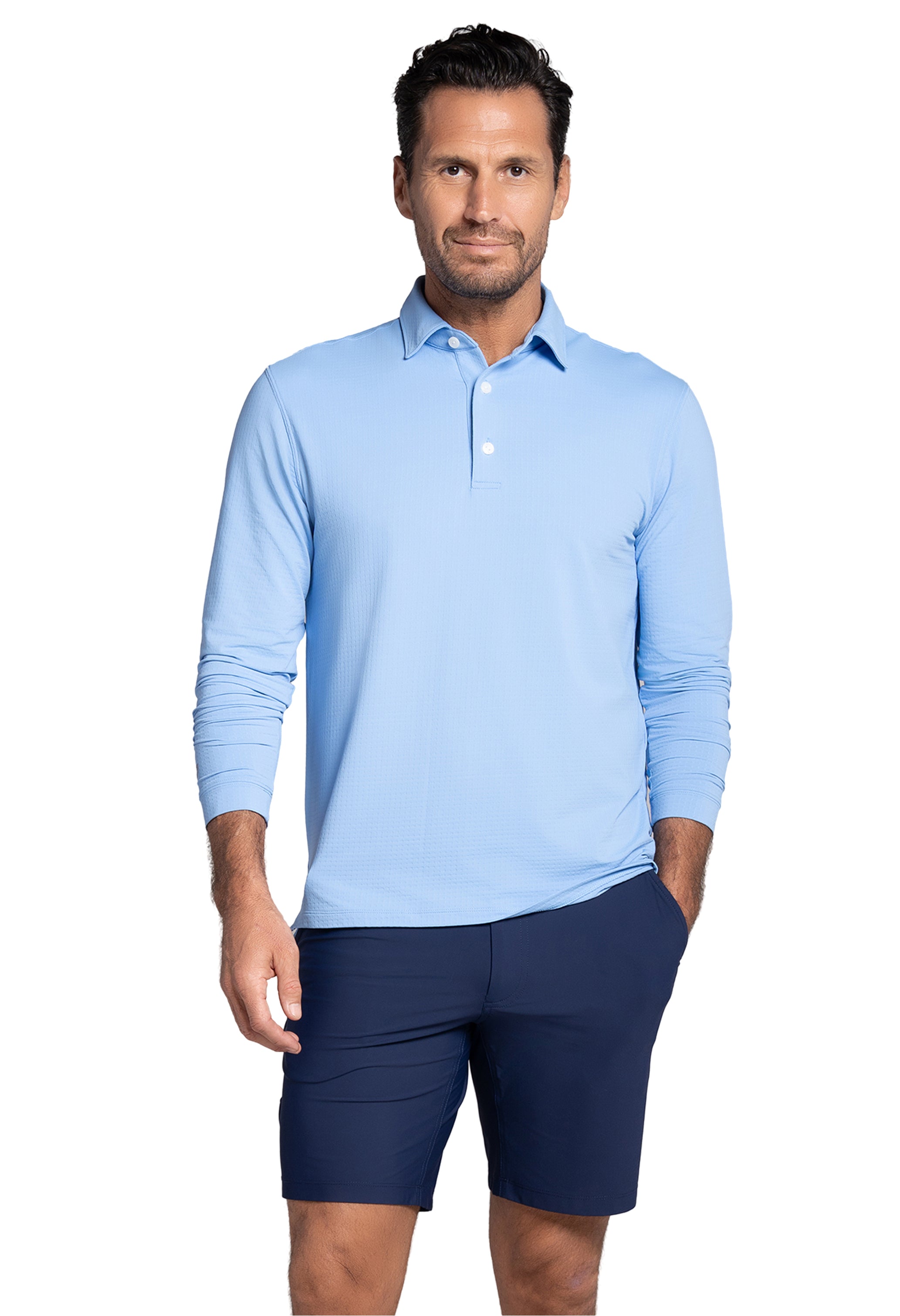 Long Sleeve Polo (Modern Fit)