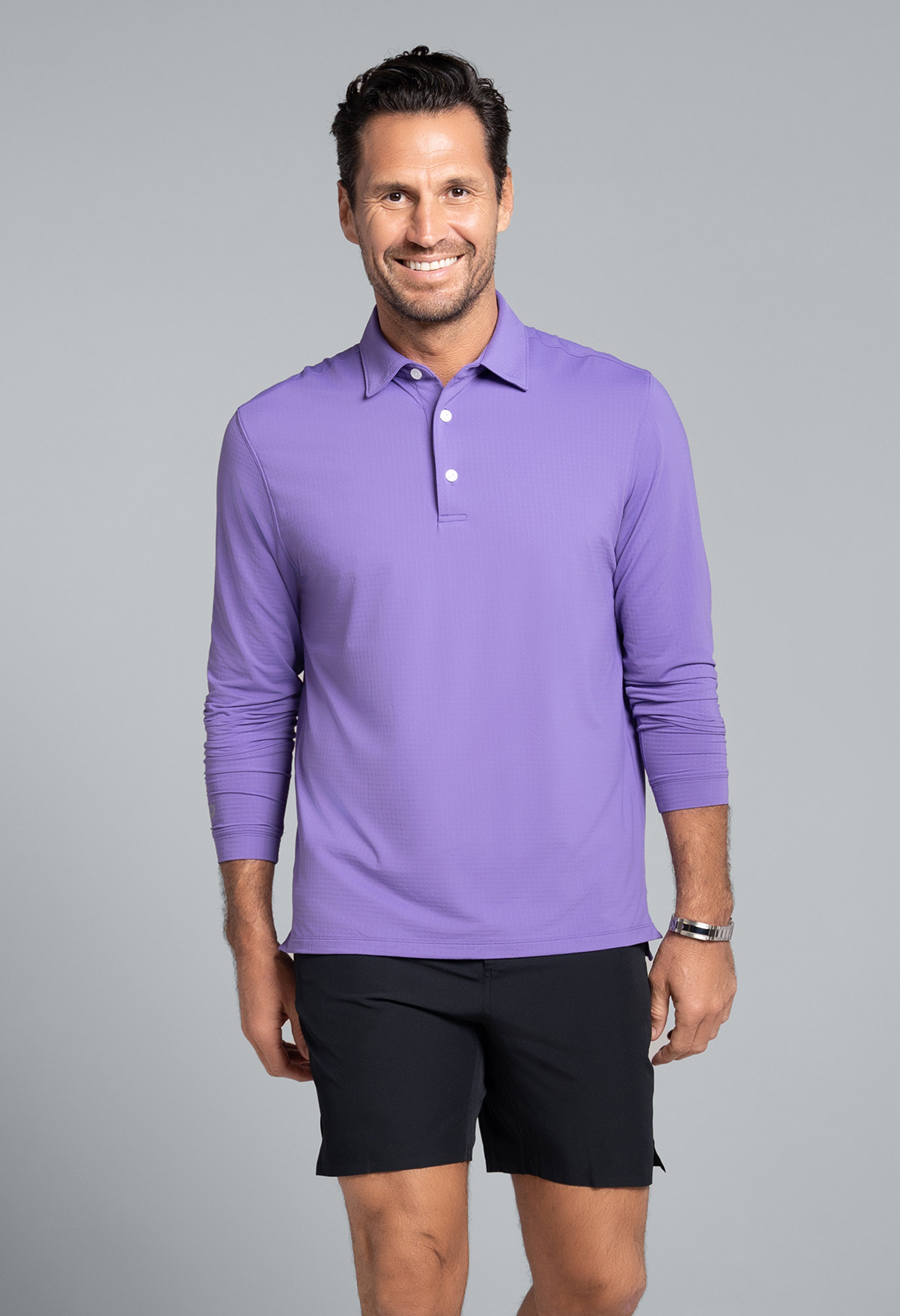 Long Sleeve Polo (Modern Fit)