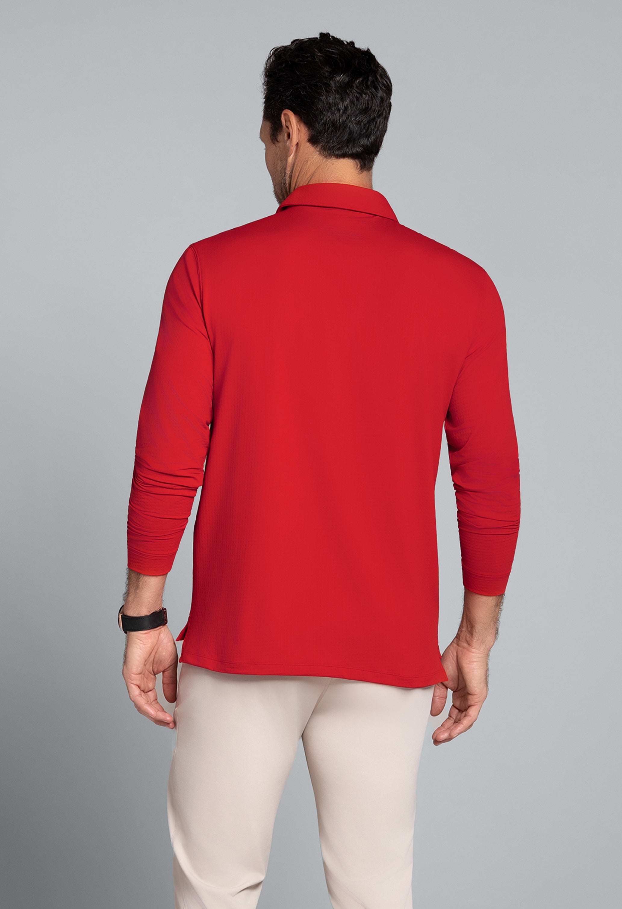 Long Sleeve Polo (Modern Fit)