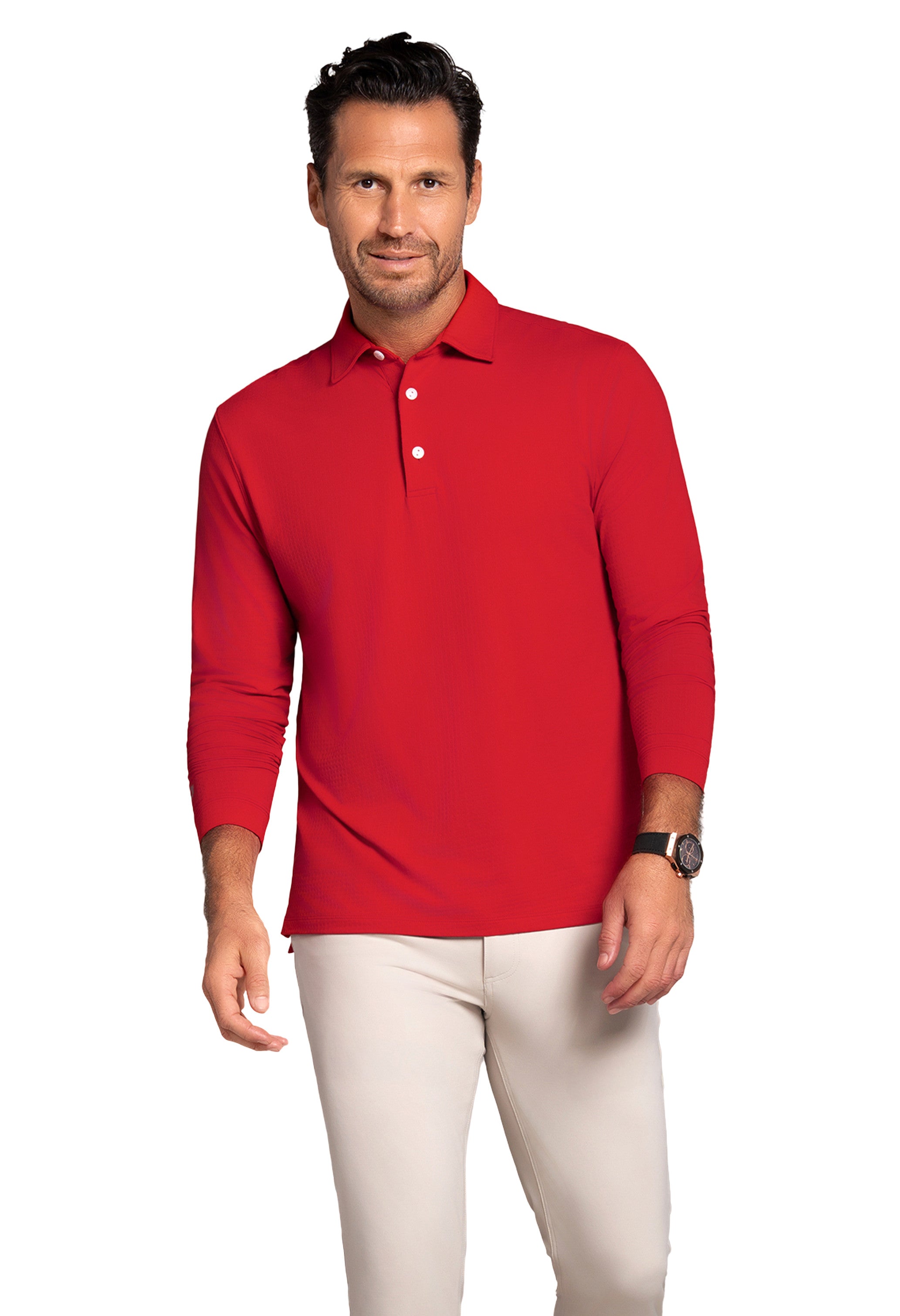 Long Sleeve Polo (Modern Fit)