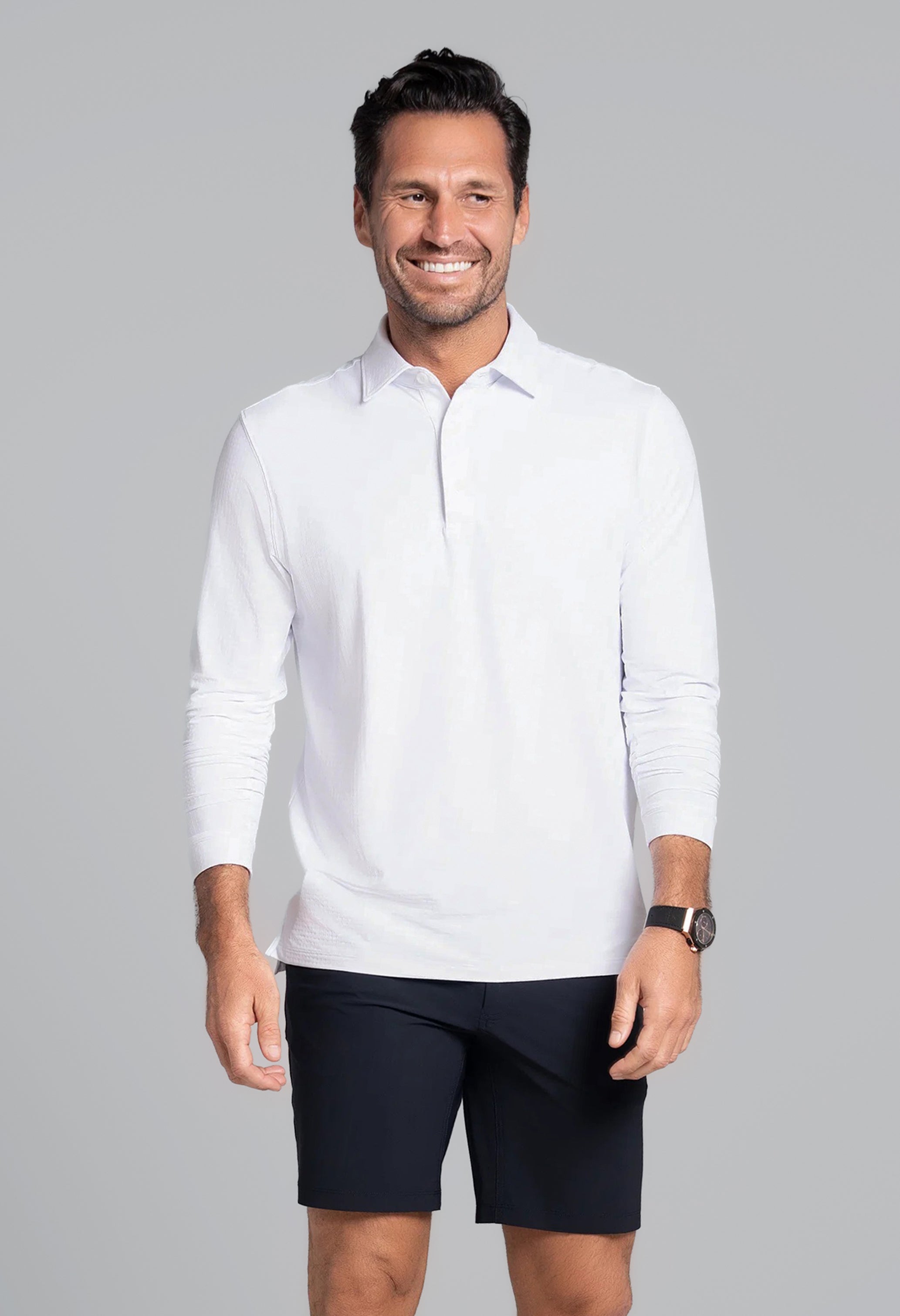 Long Sleeve Polo (Modern Fit)