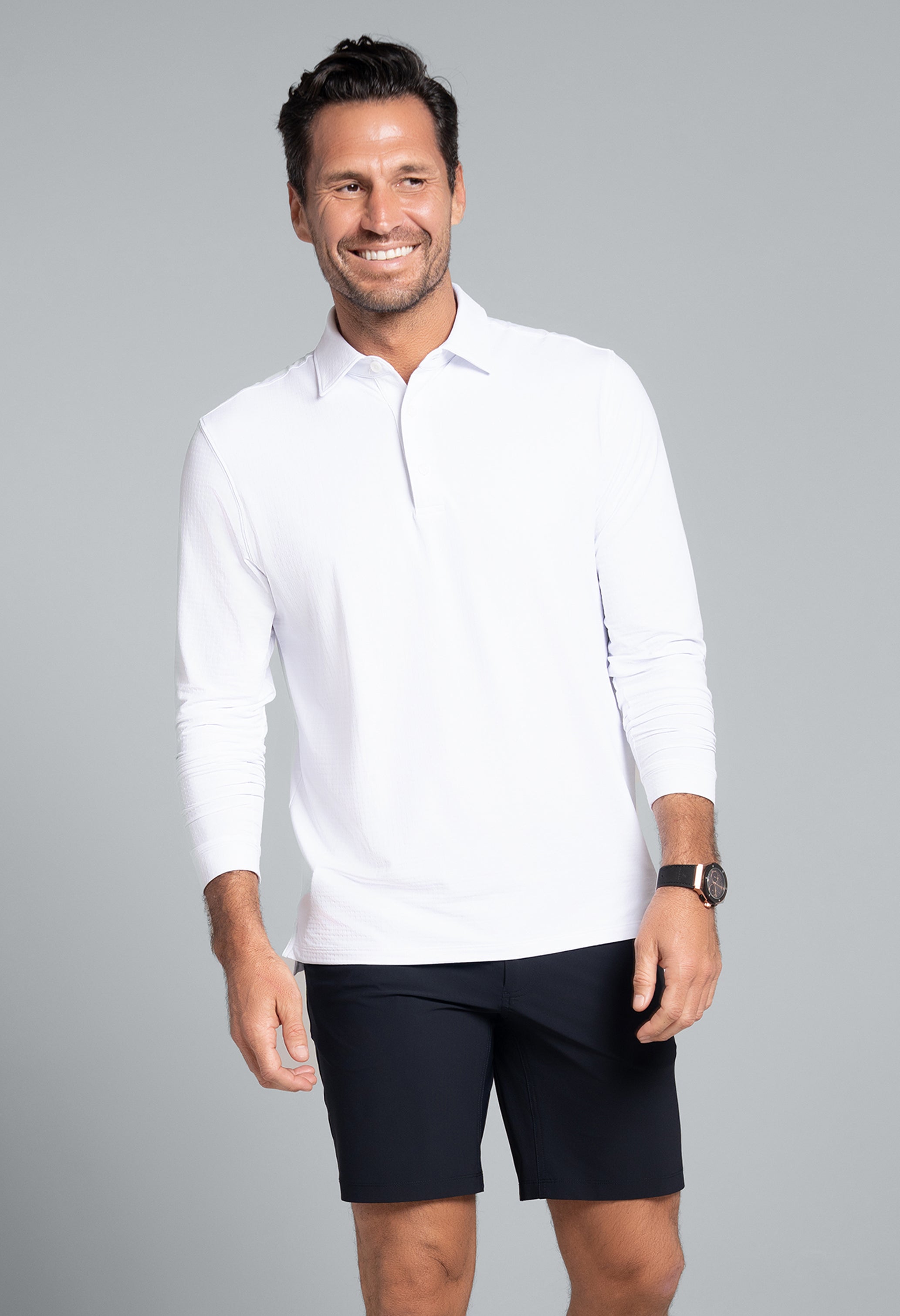 Long Sleeve Polo (Modern Fit)
