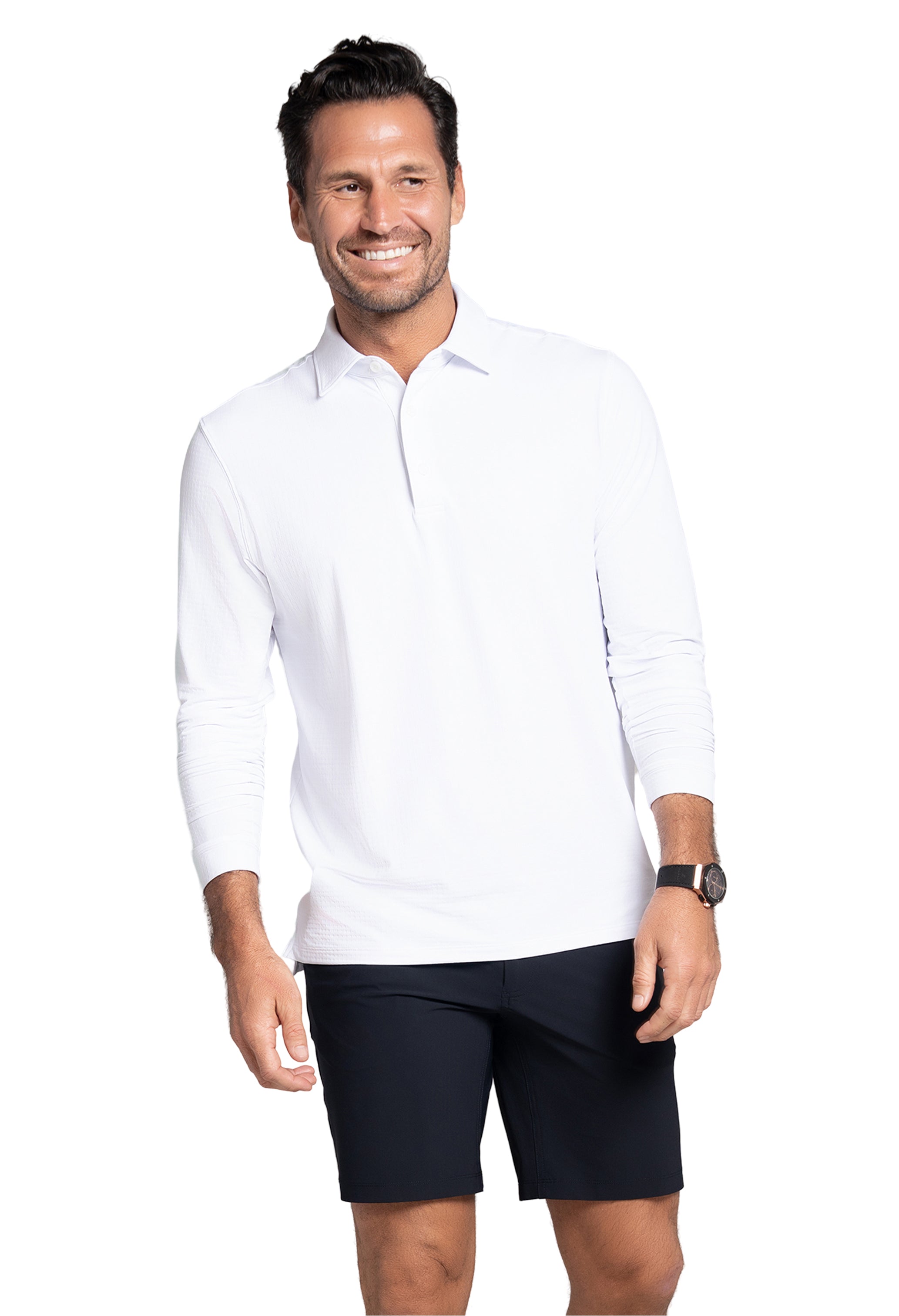 Long Sleeve Polo (Modern Fit)