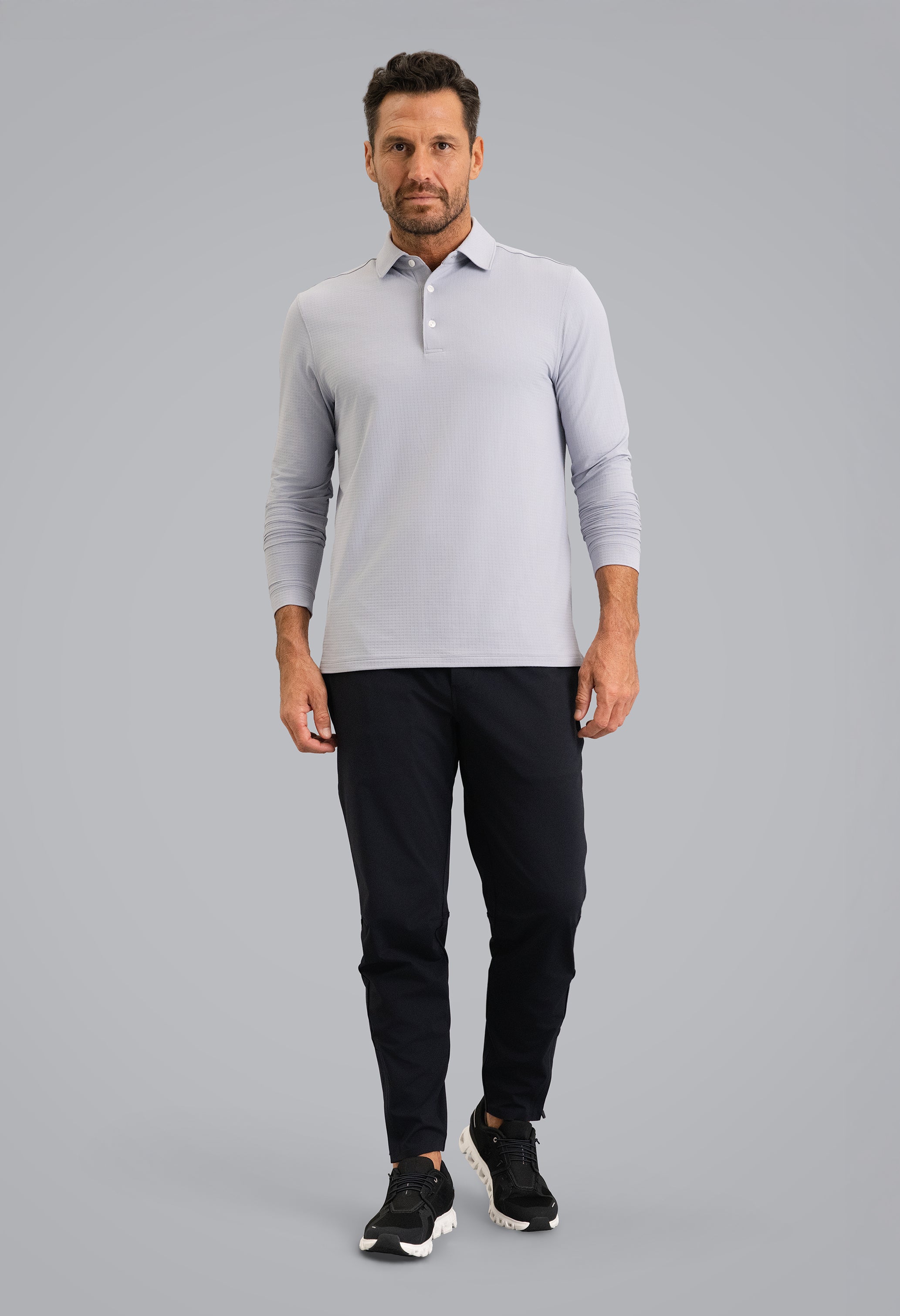 Long Sleeve Polo (Modern Fit)