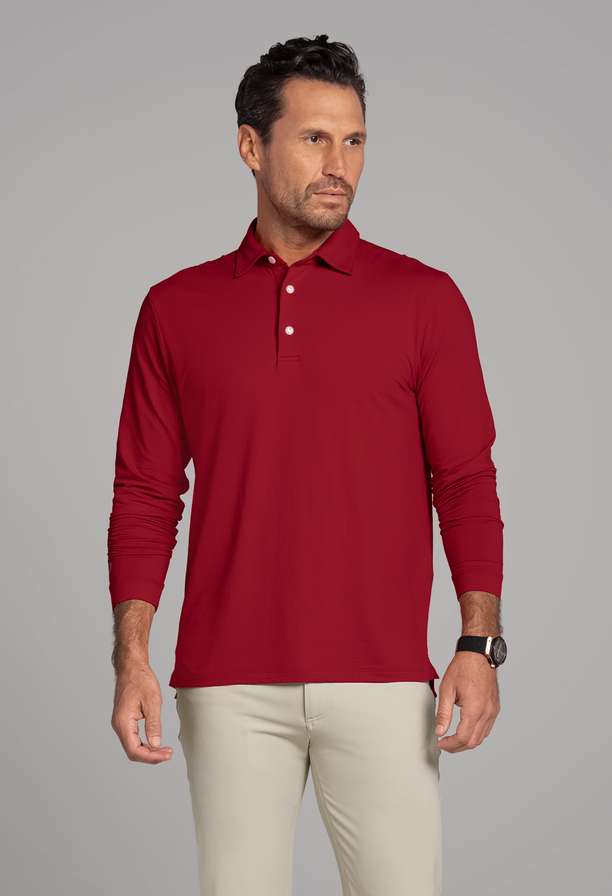 Long Sleeve Polo (Modern Fit)