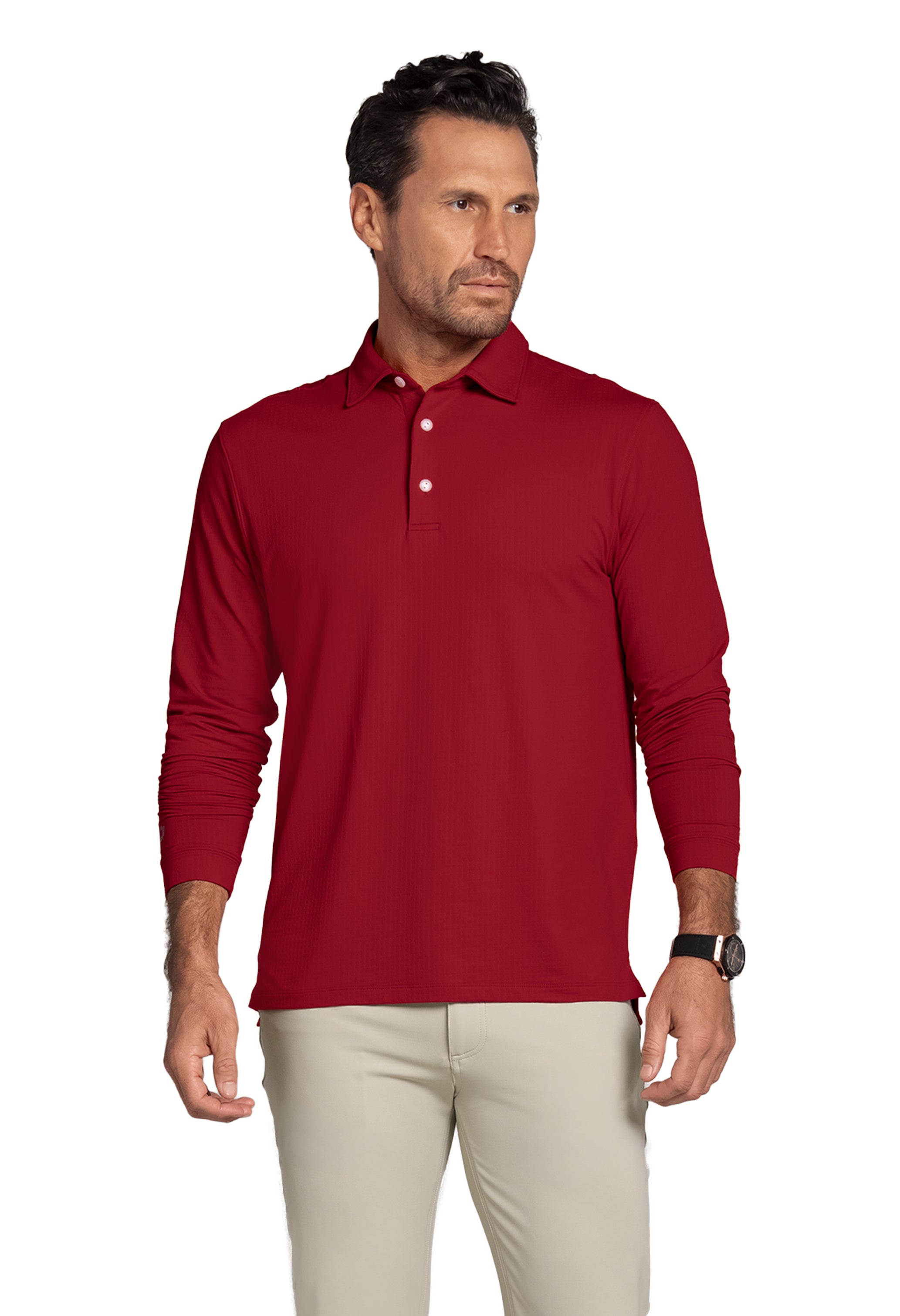 Long Sleeve Polo (Modern Fit)