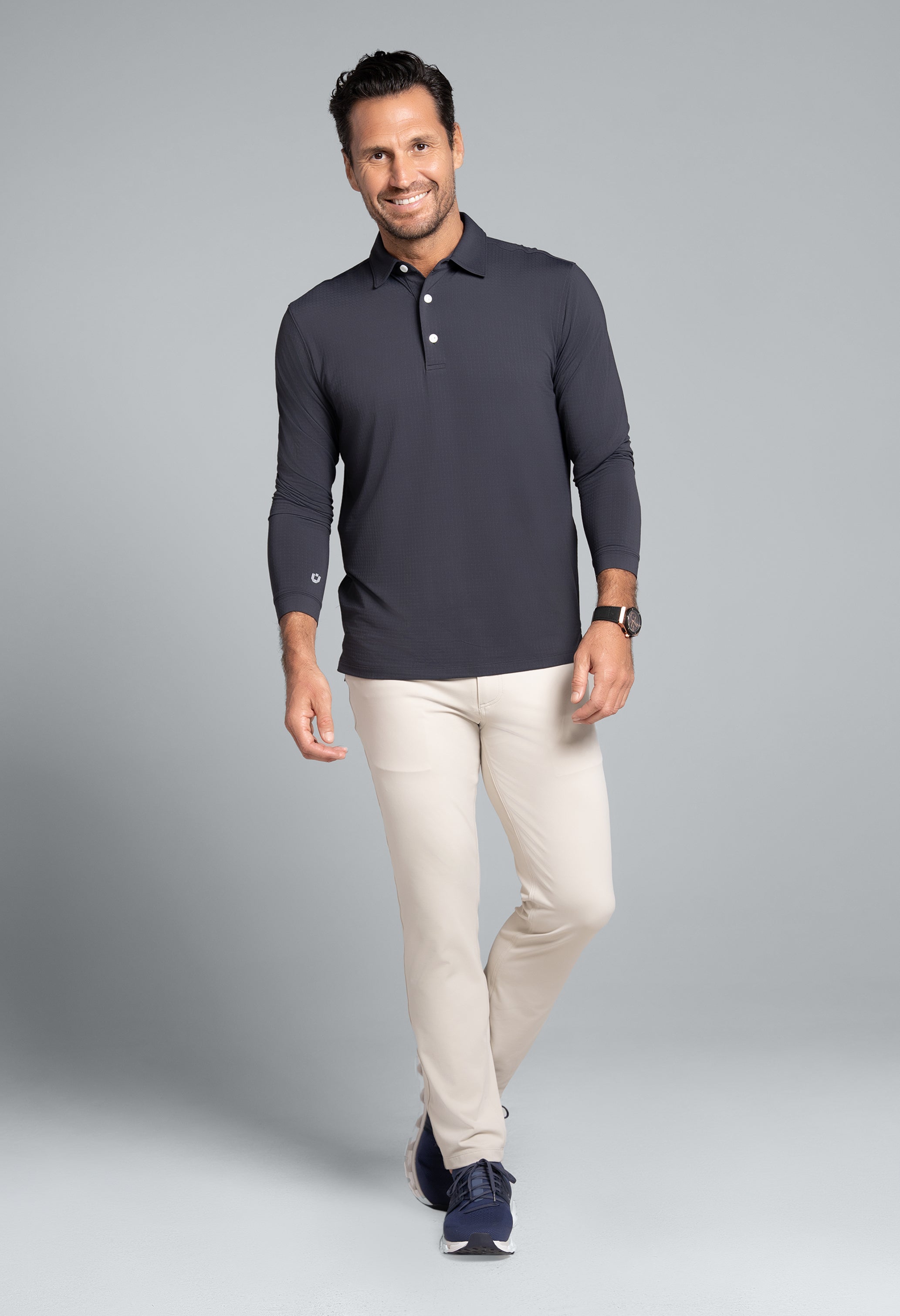 Long Sleeve Polo (Modern Fit)