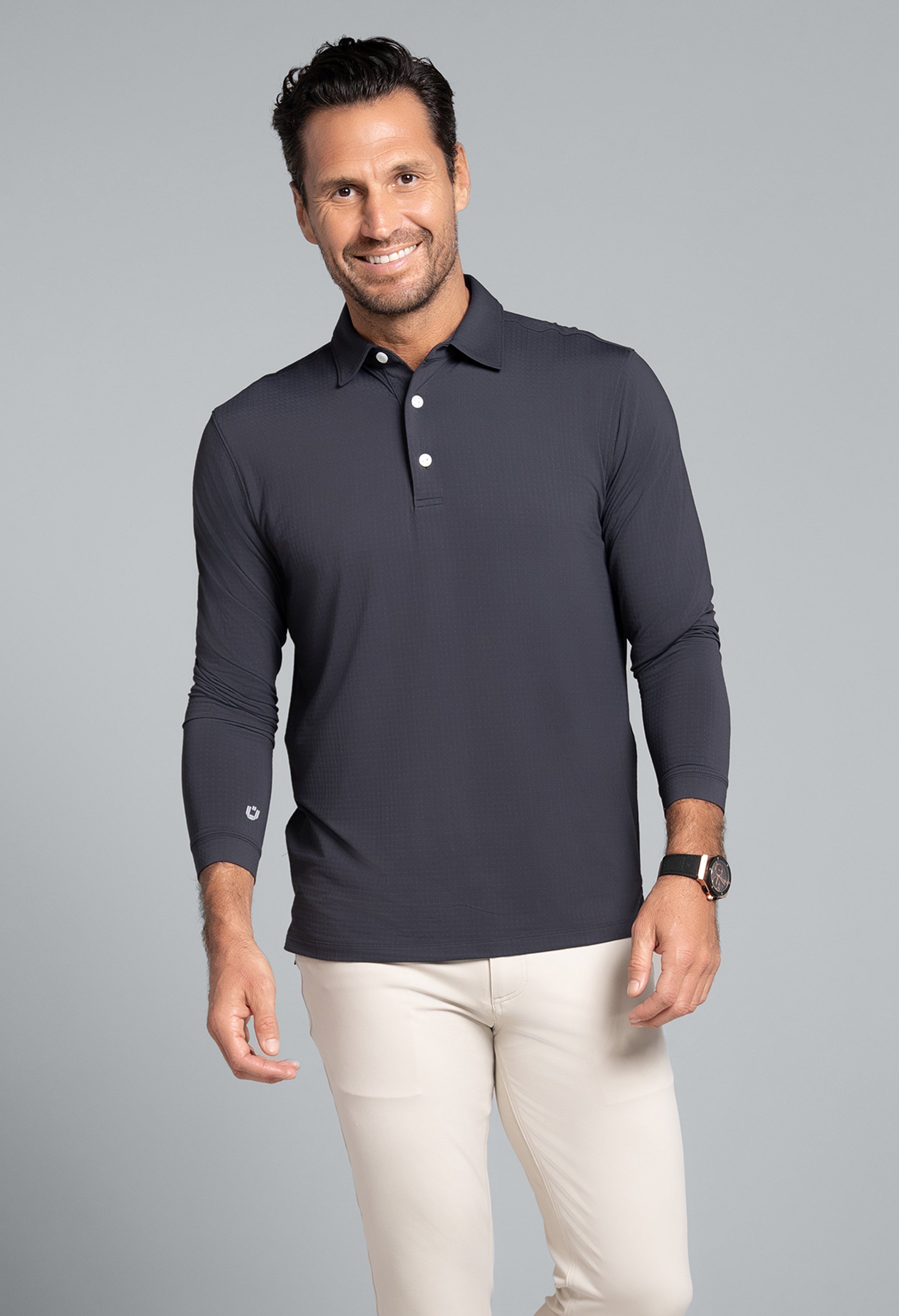 Long Sleeve Polo (Modern Fit)