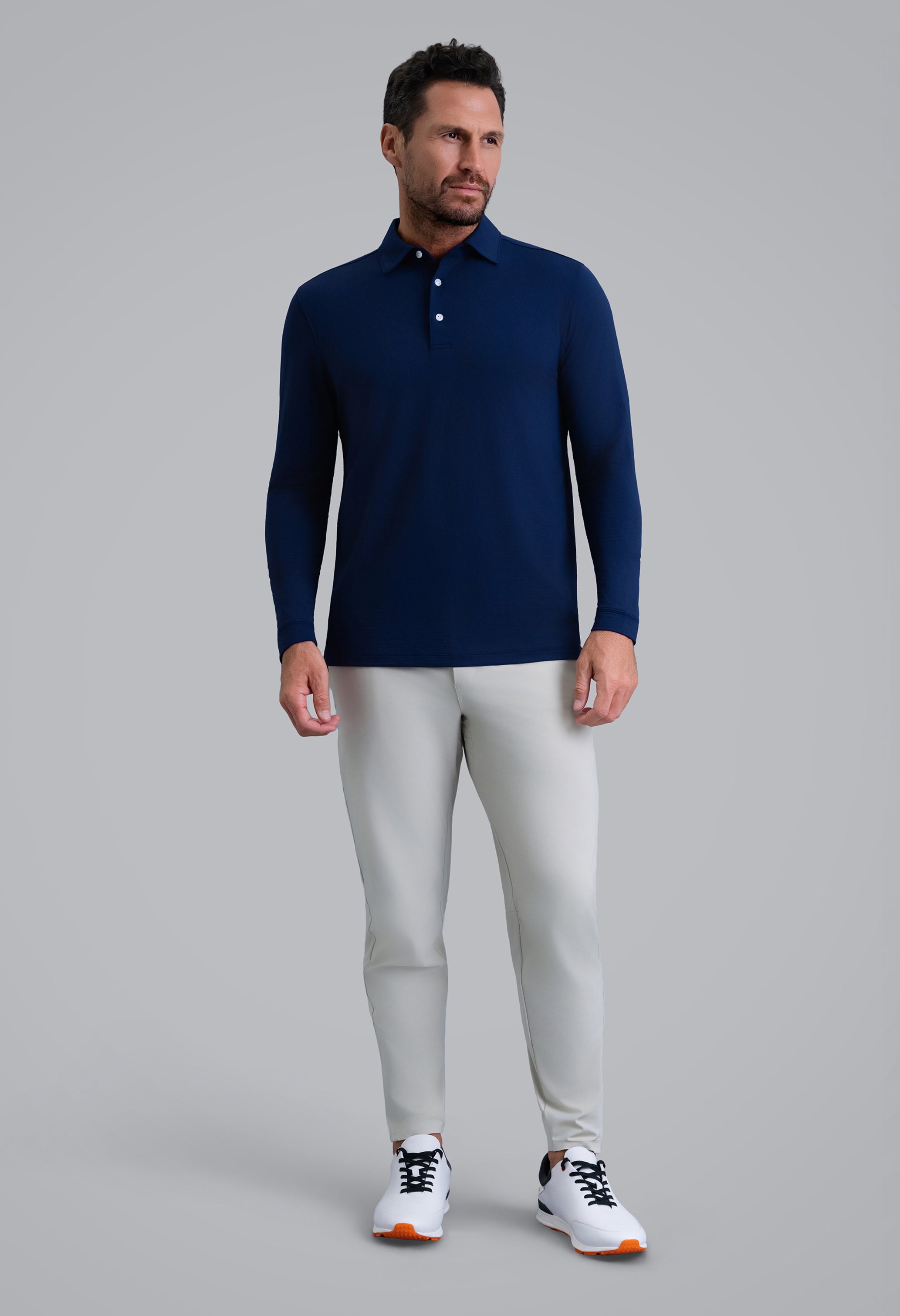 Long Sleeve Polo (Modern Fit)