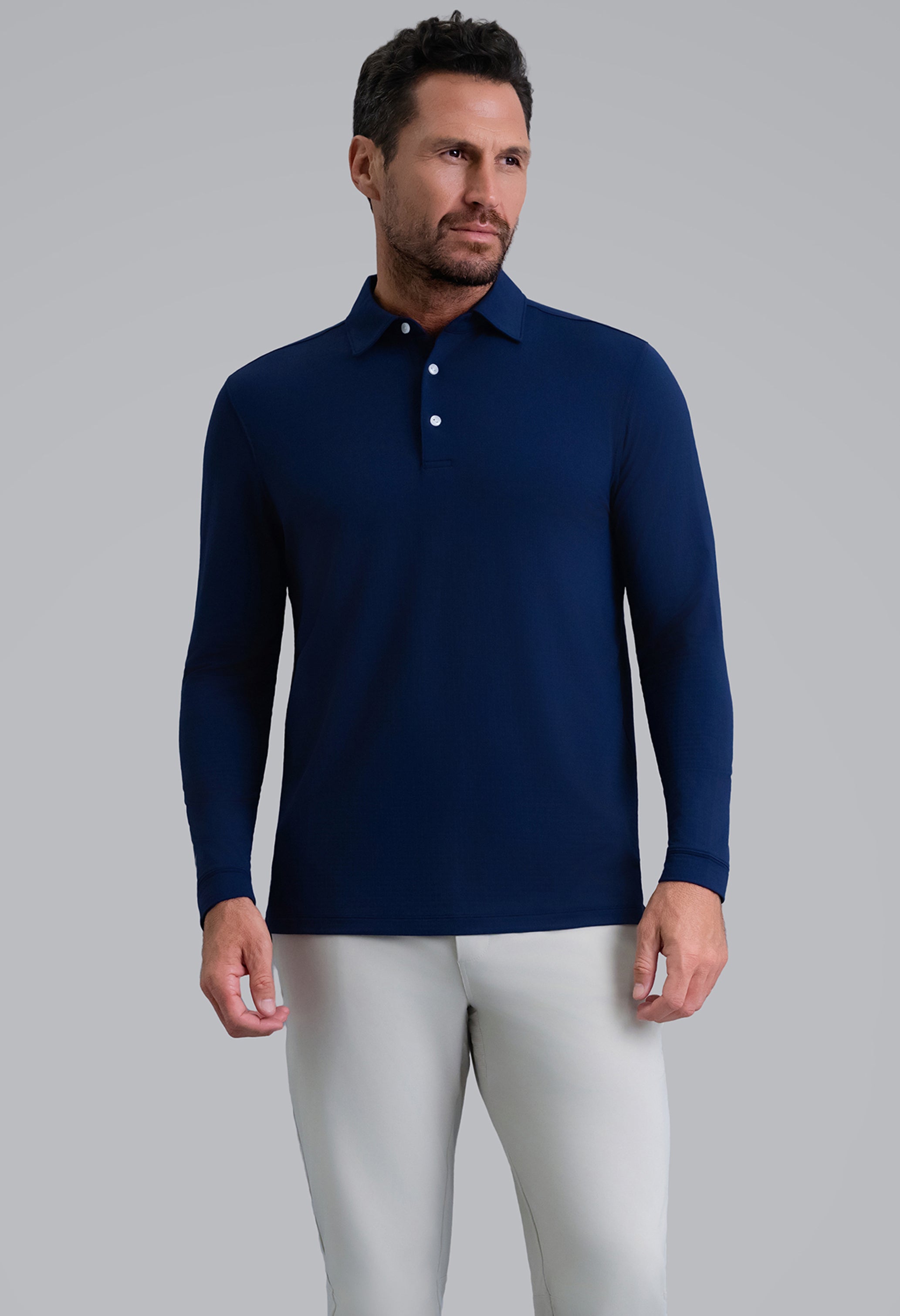 Long Sleeve Polo (Modern Fit)