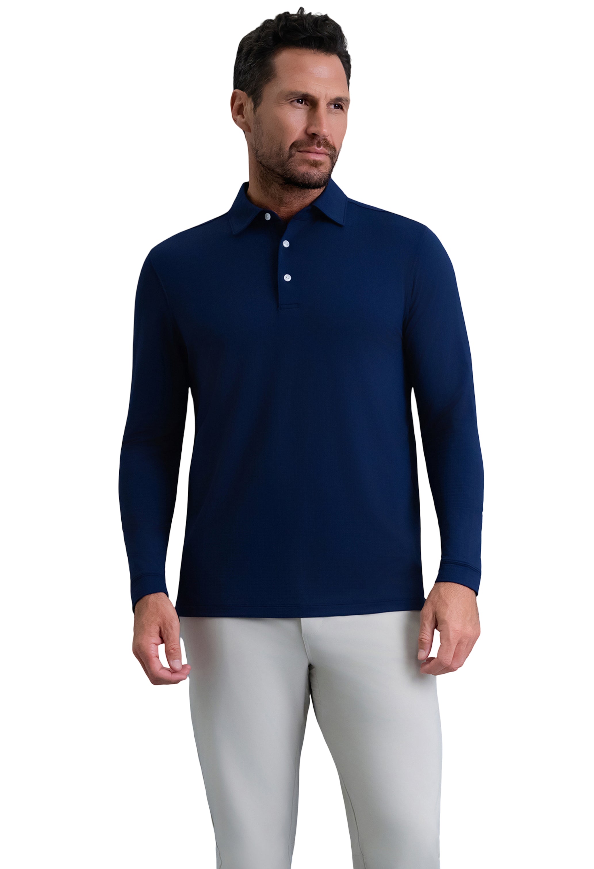 Long Sleeve Polo (Modern Fit)