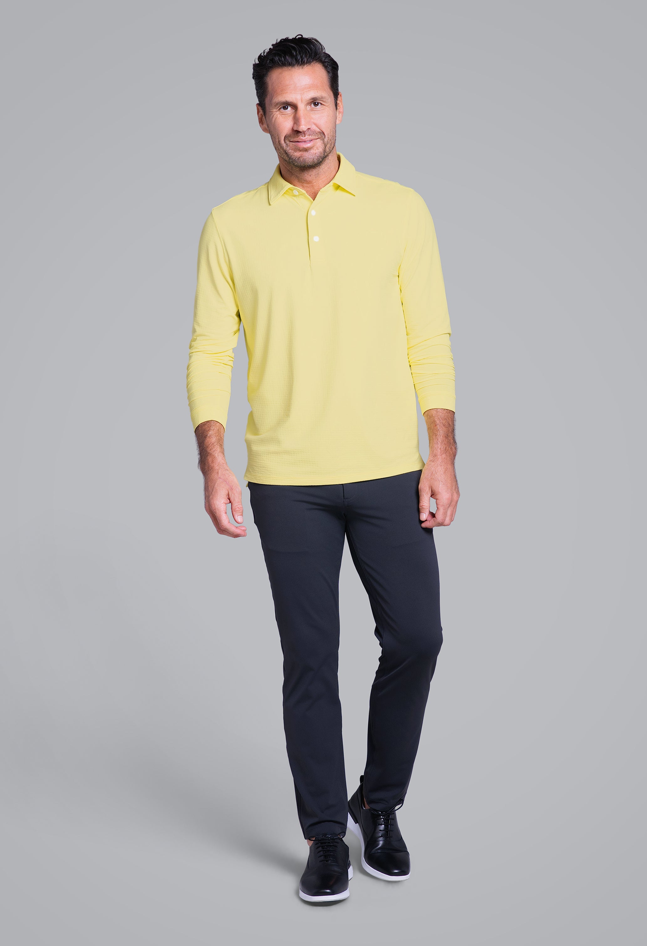Long Sleeve Polo (Modern Fit)