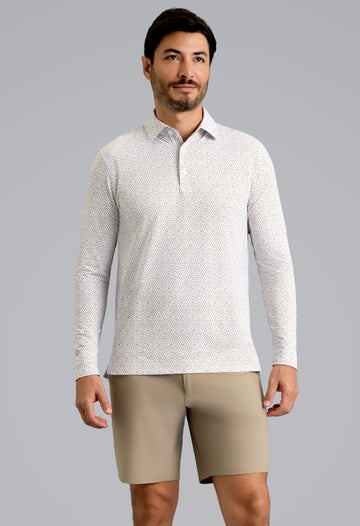 Throwing Darts Long Sleeve Polo