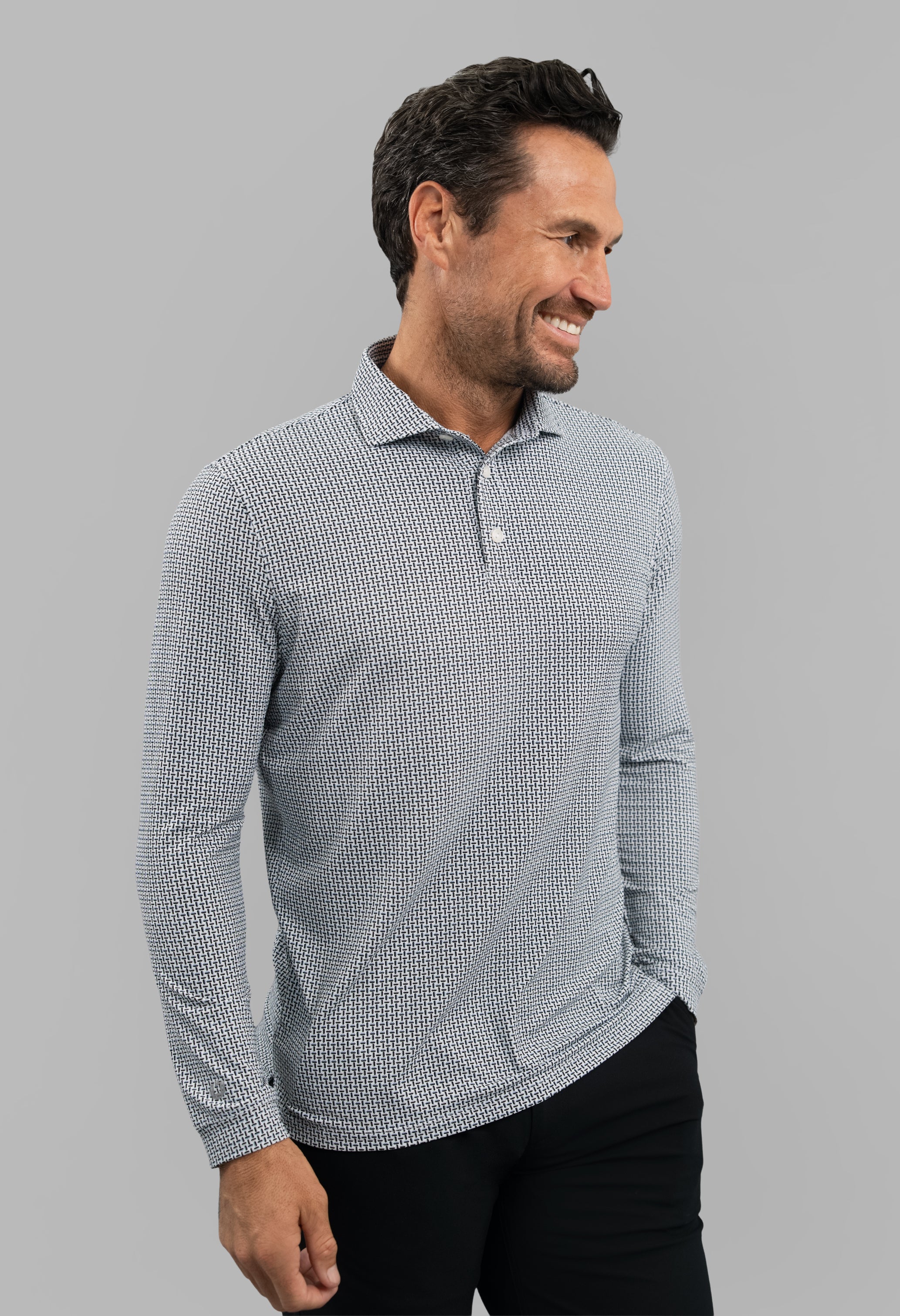 Landon Long Sleeve Polo
