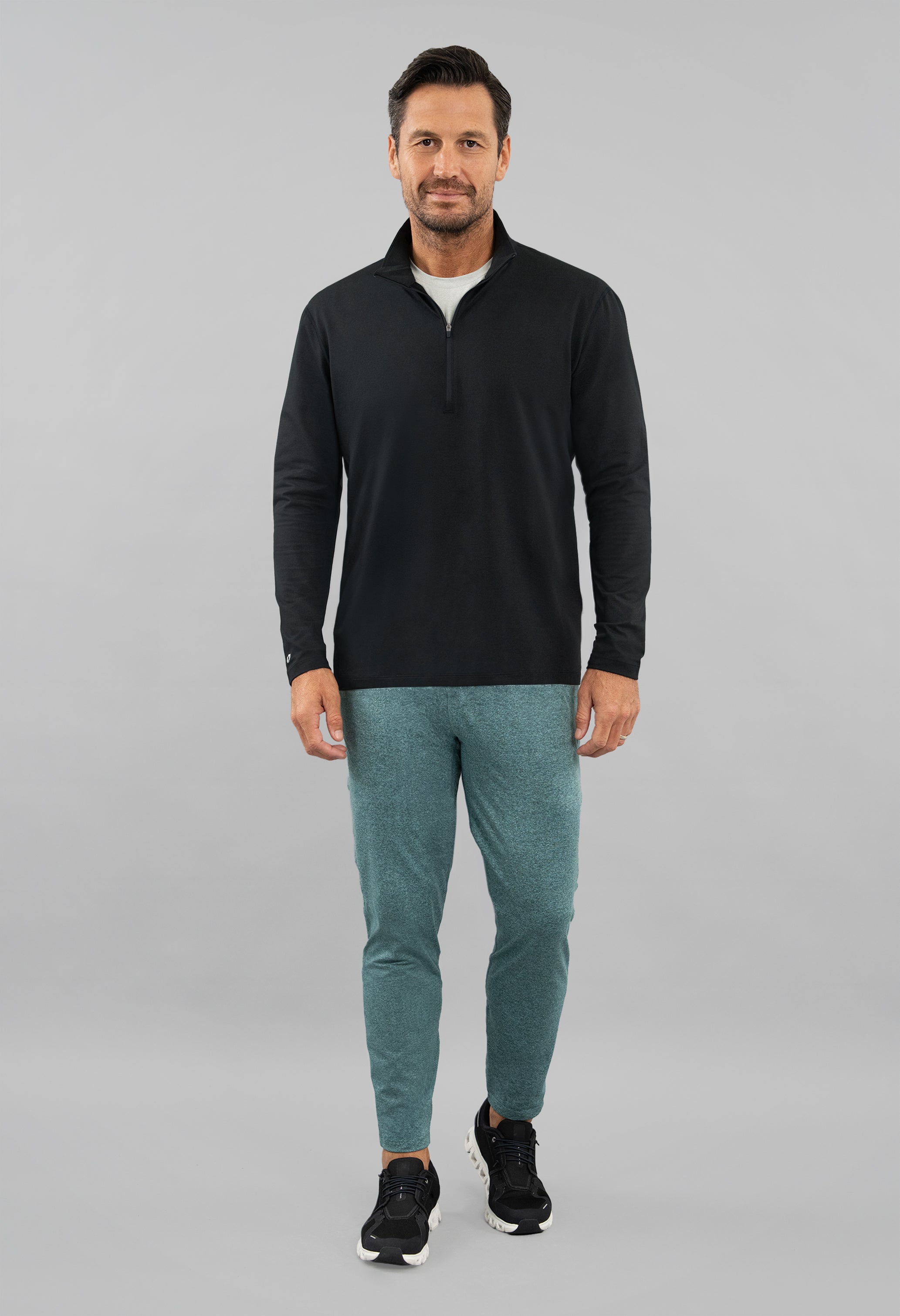 Men's IBKomfortable Zip Mock Pullover