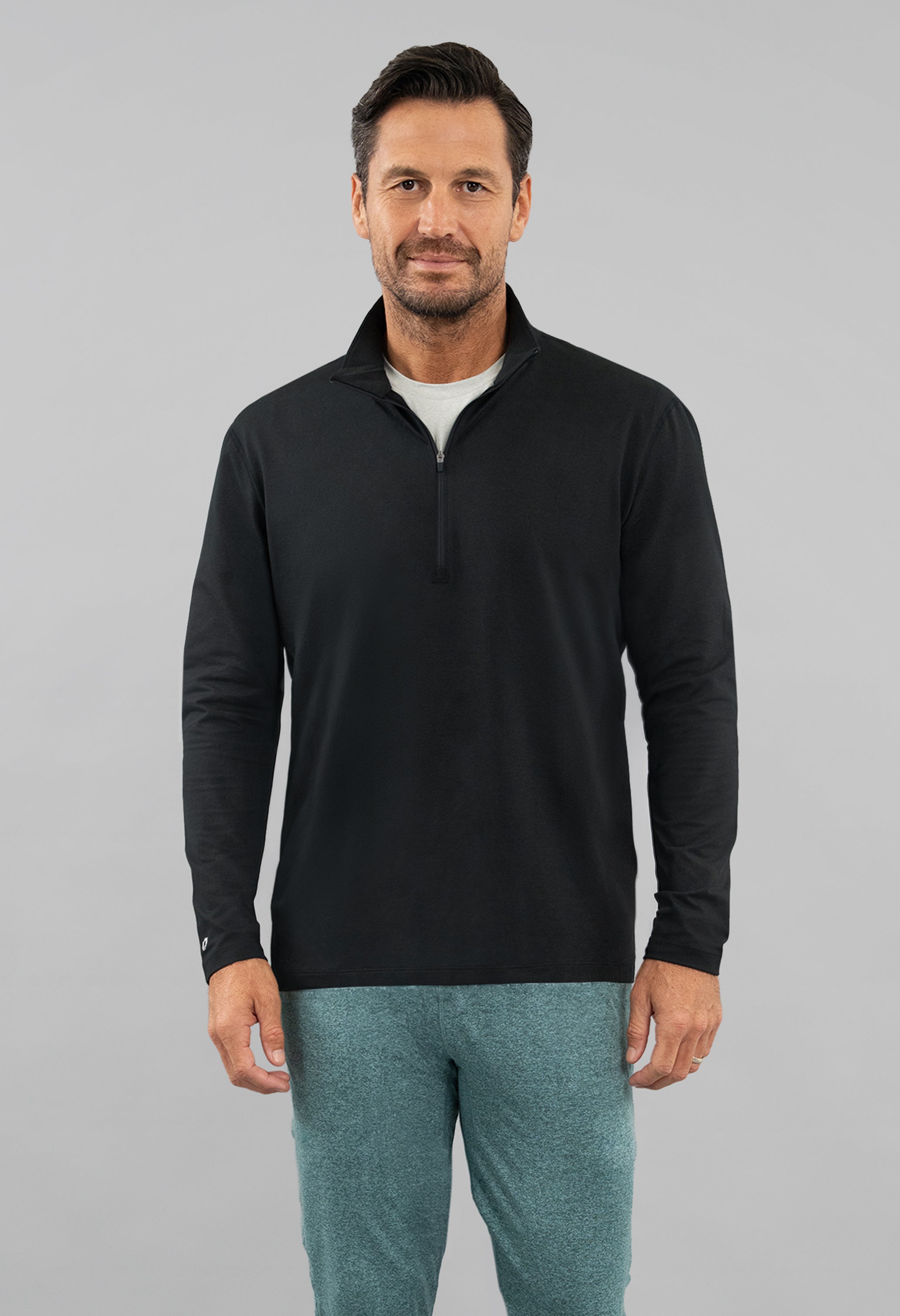 Men's IBKomfortable Zip Mock Pullover