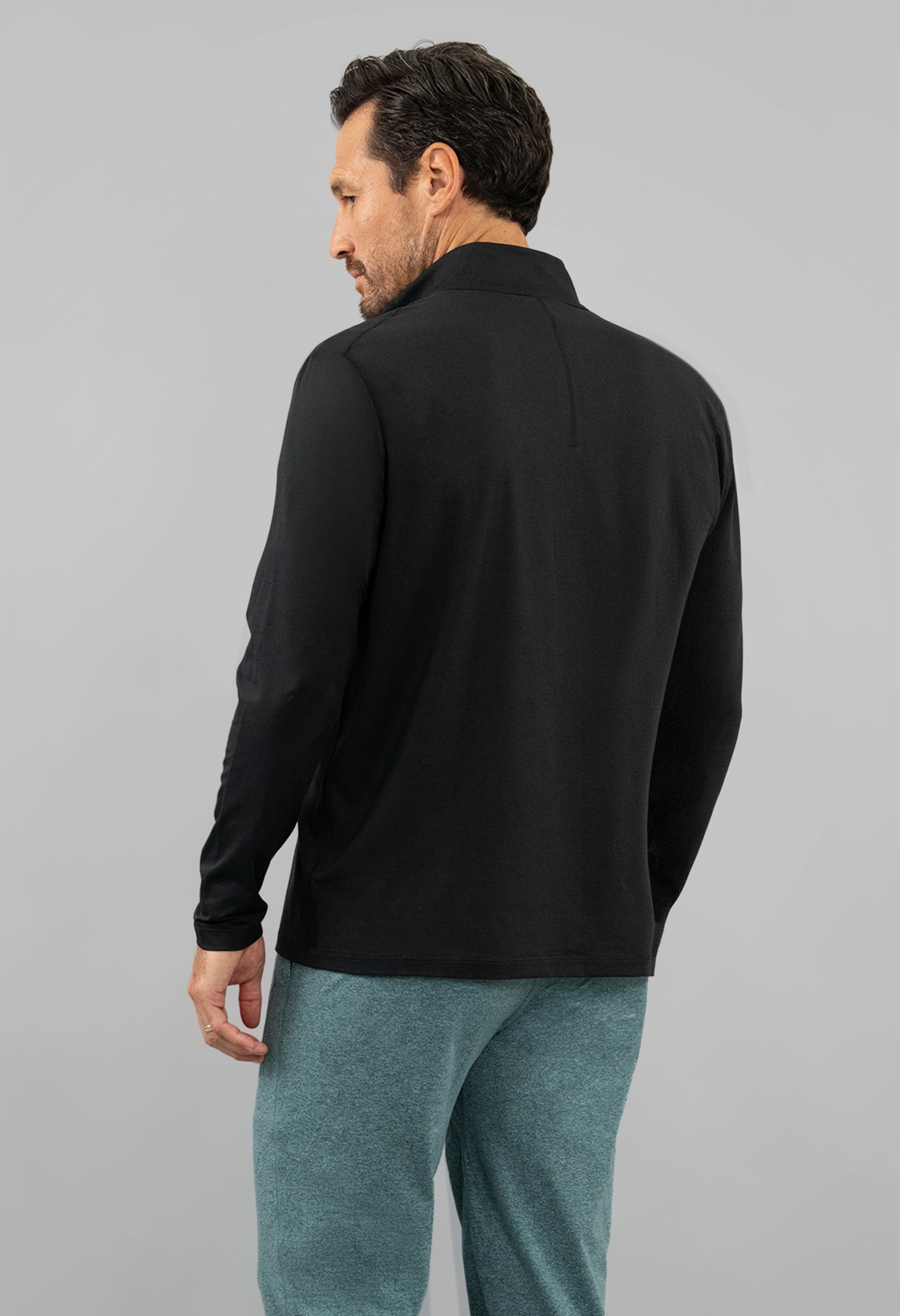 Men's IBKomfortable Zip Mock Pullover