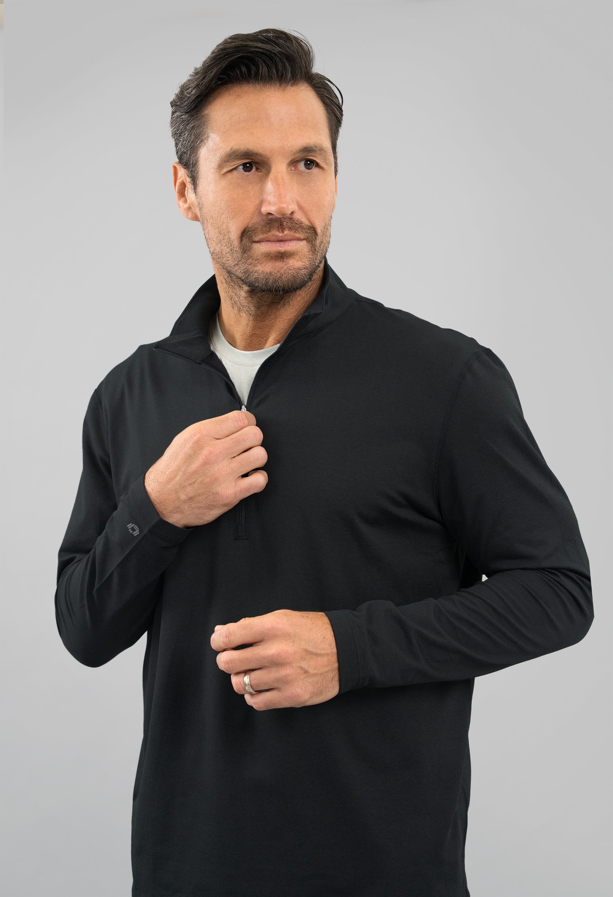 Men's IBKomfortable Zip Mock Pullover