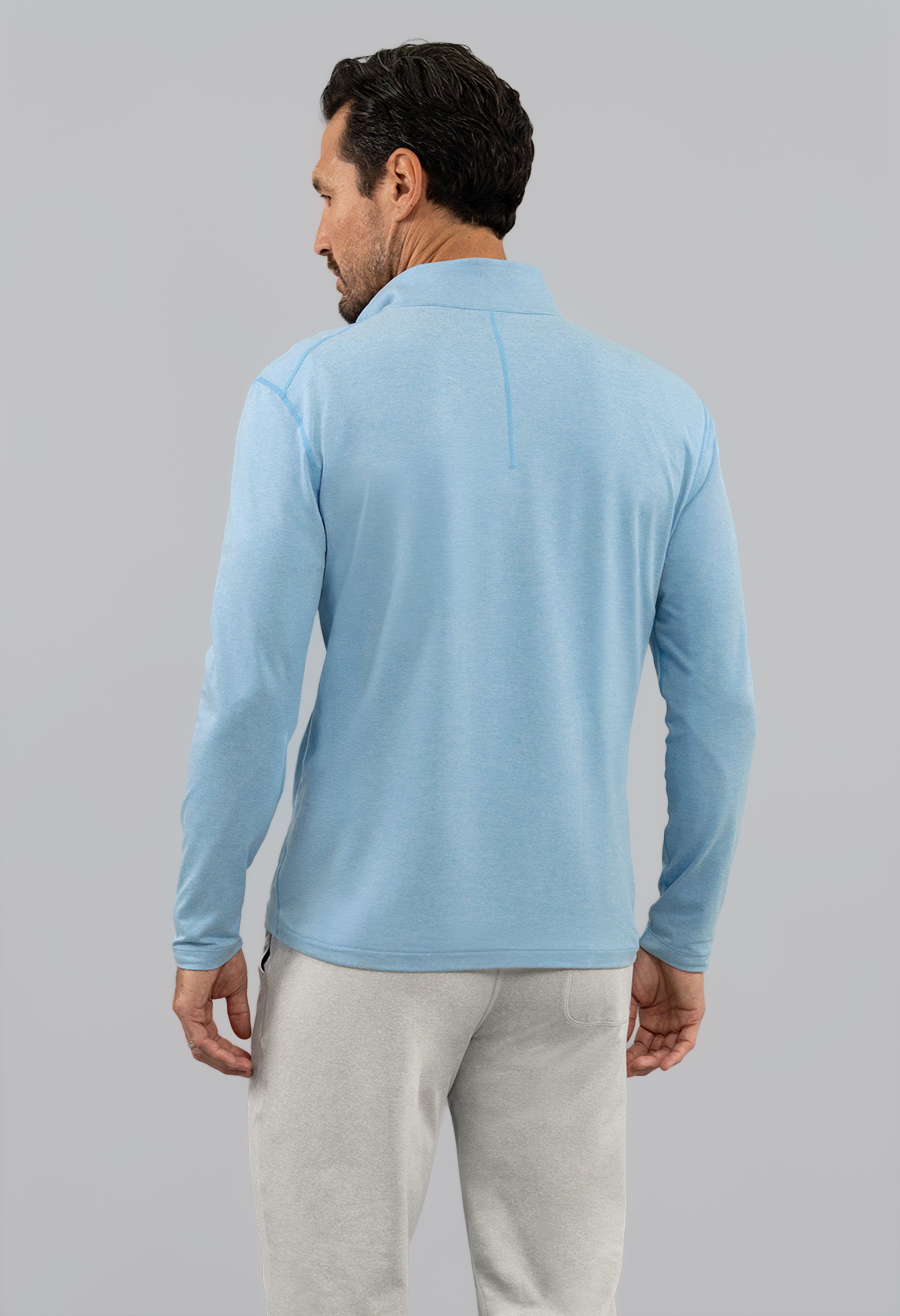 Men's IBKomfortable Zip Mock Pullover