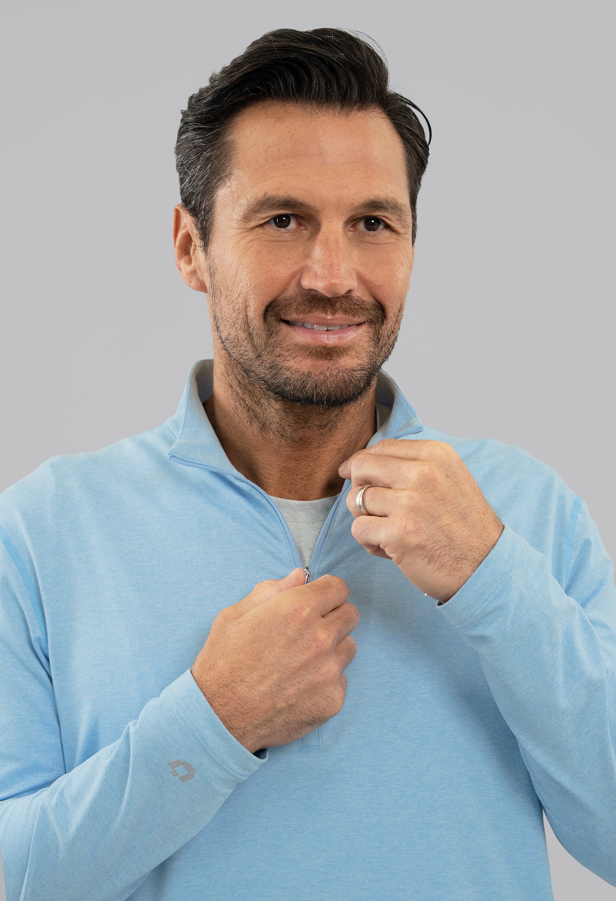 Men's IBKomfortable Zip Mock Pullover