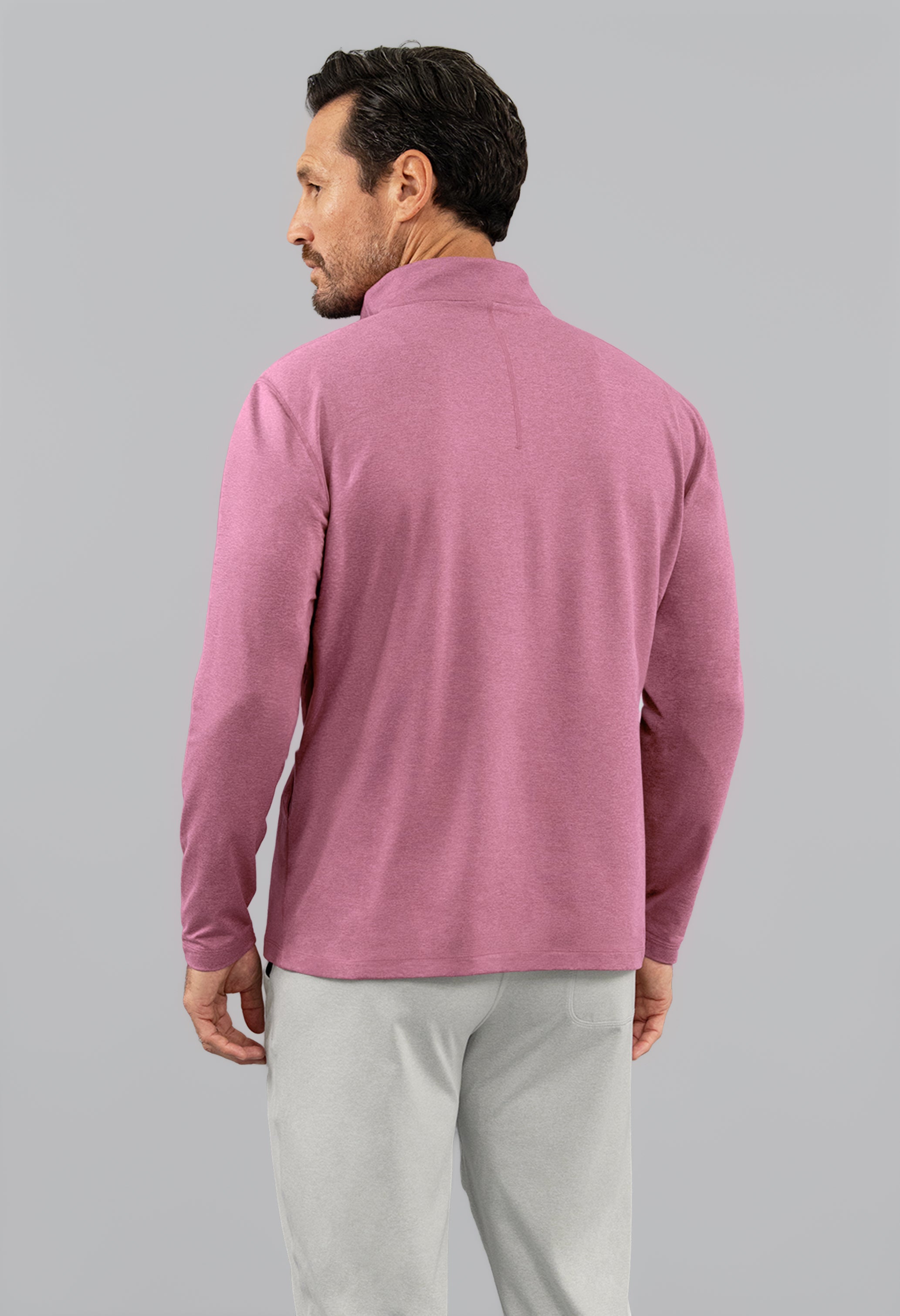 Men's IBKomfortable Zip Mock Pullover