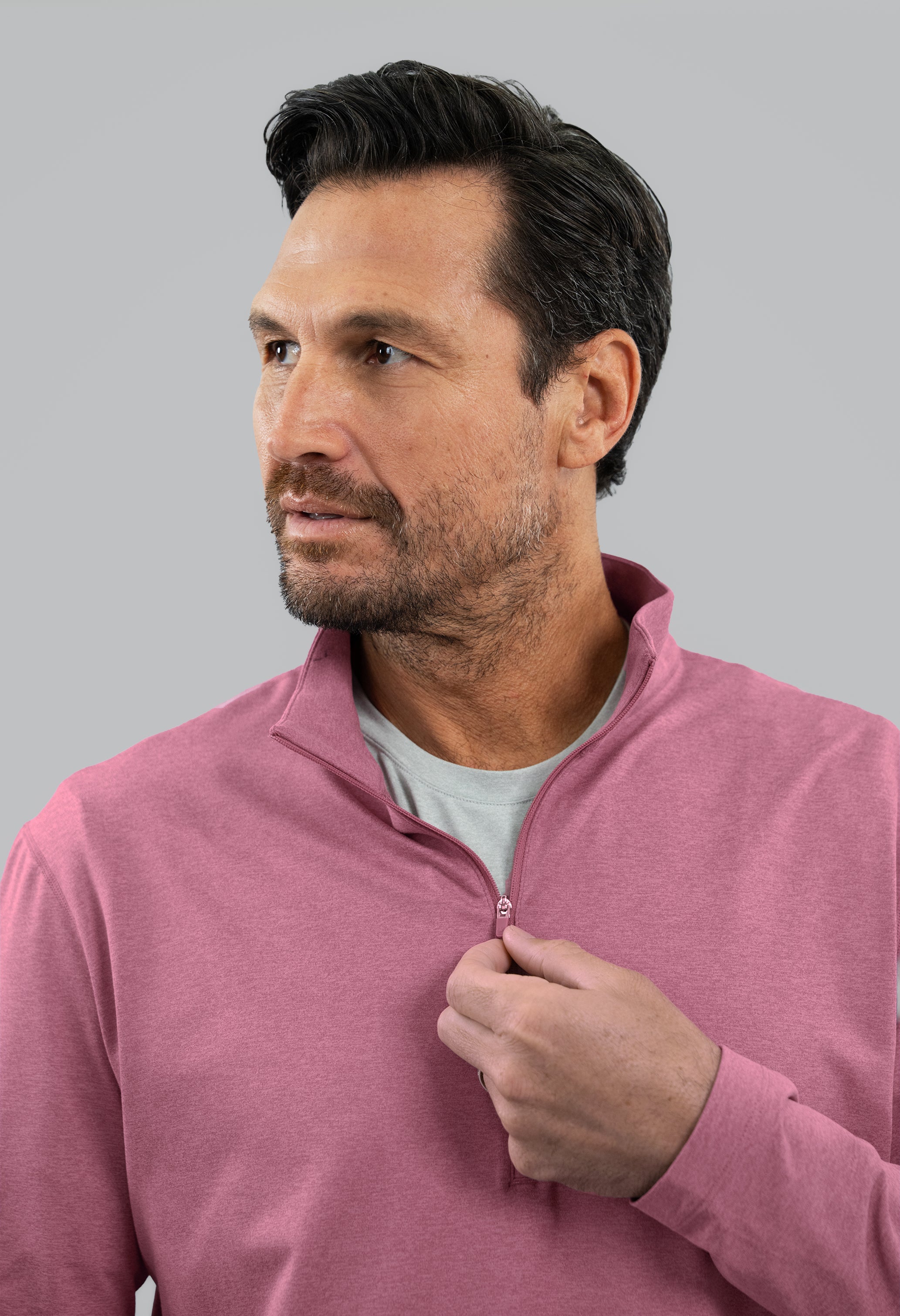 Men's IBKomfortable Zip Mock Pullover