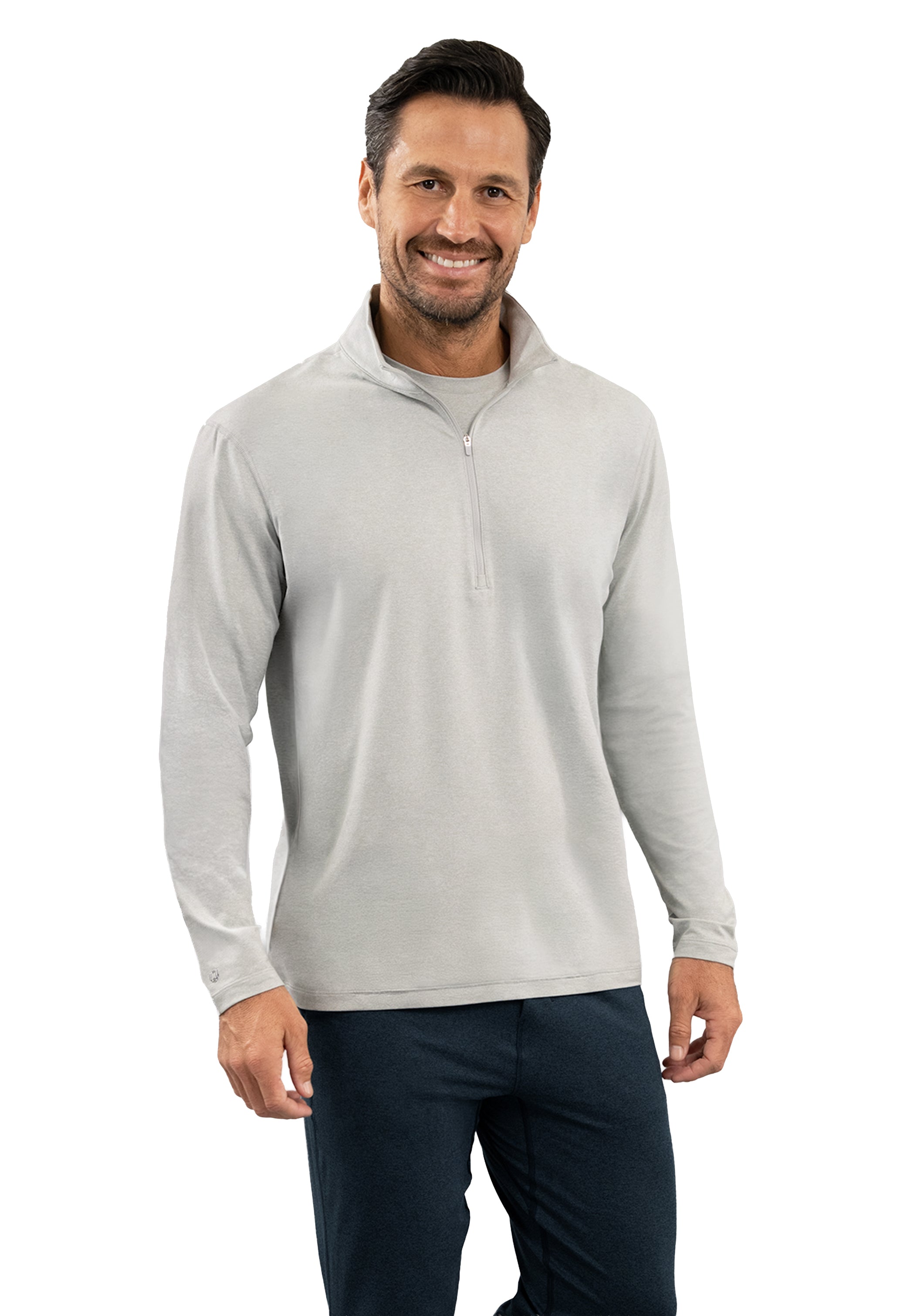 Men's IBKomfortable Zip Mock Pullover