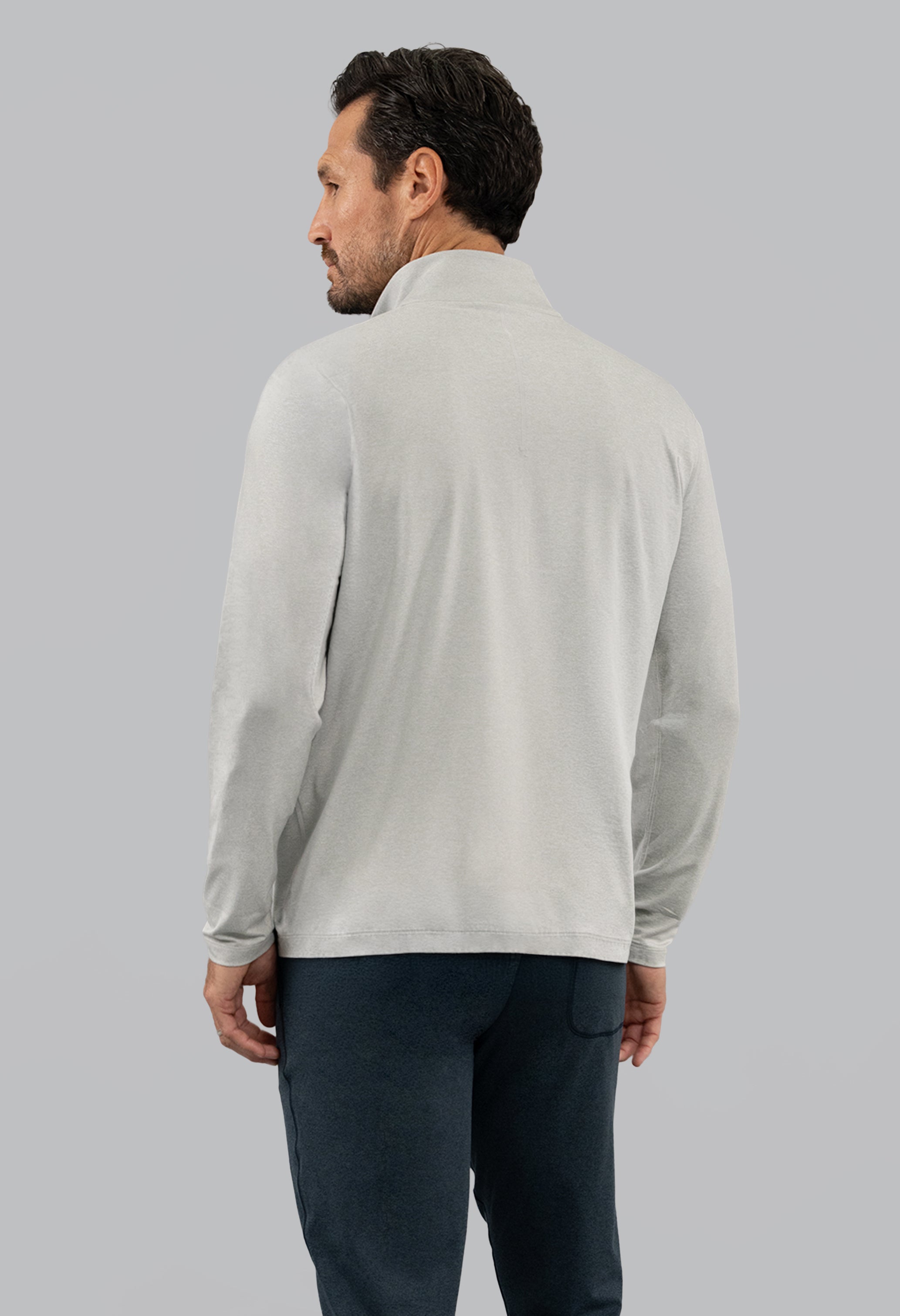 Men's IBKomfortable Zip Mock Pullover