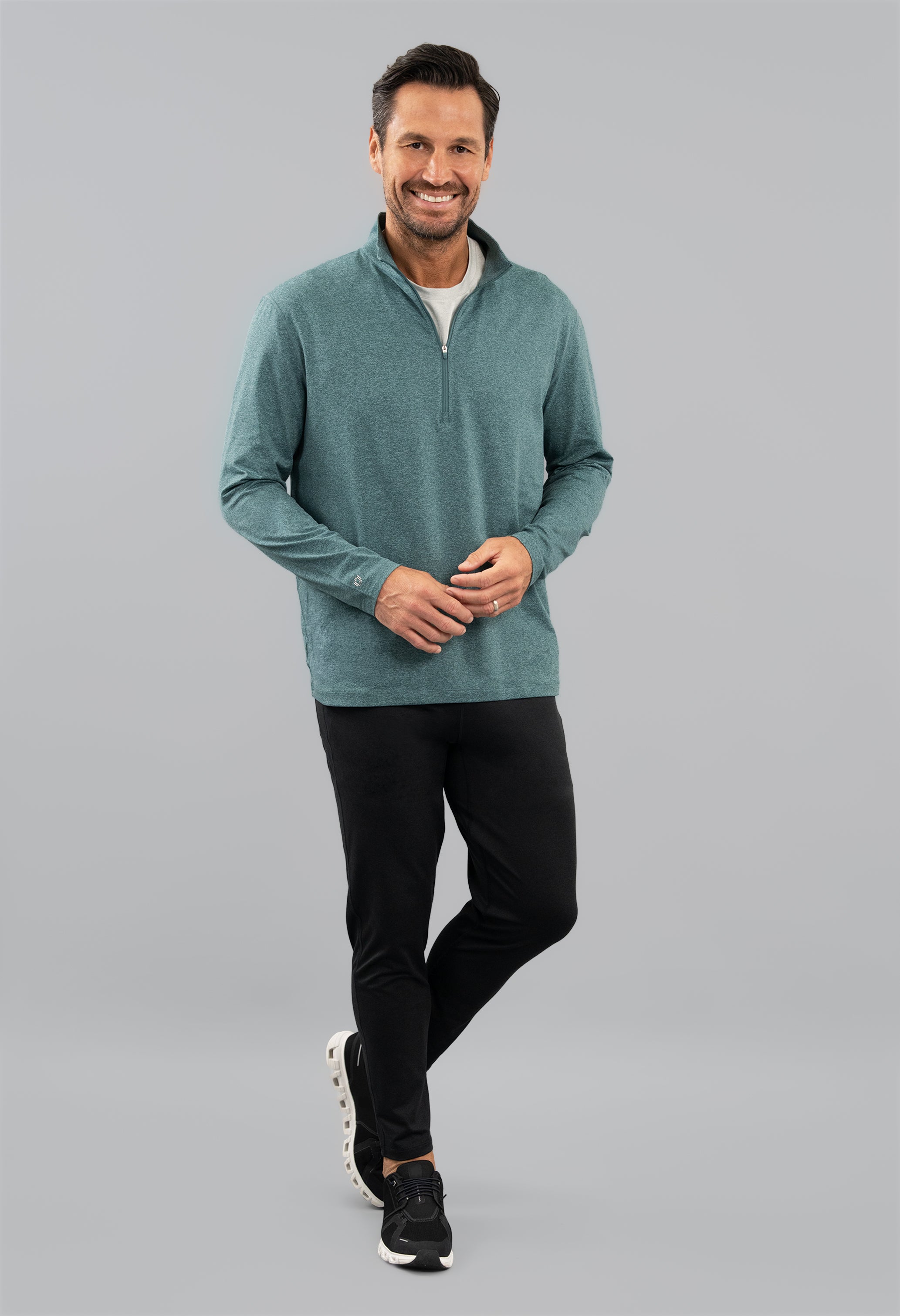 Men's IBKomfortable Zip Mock Pullover