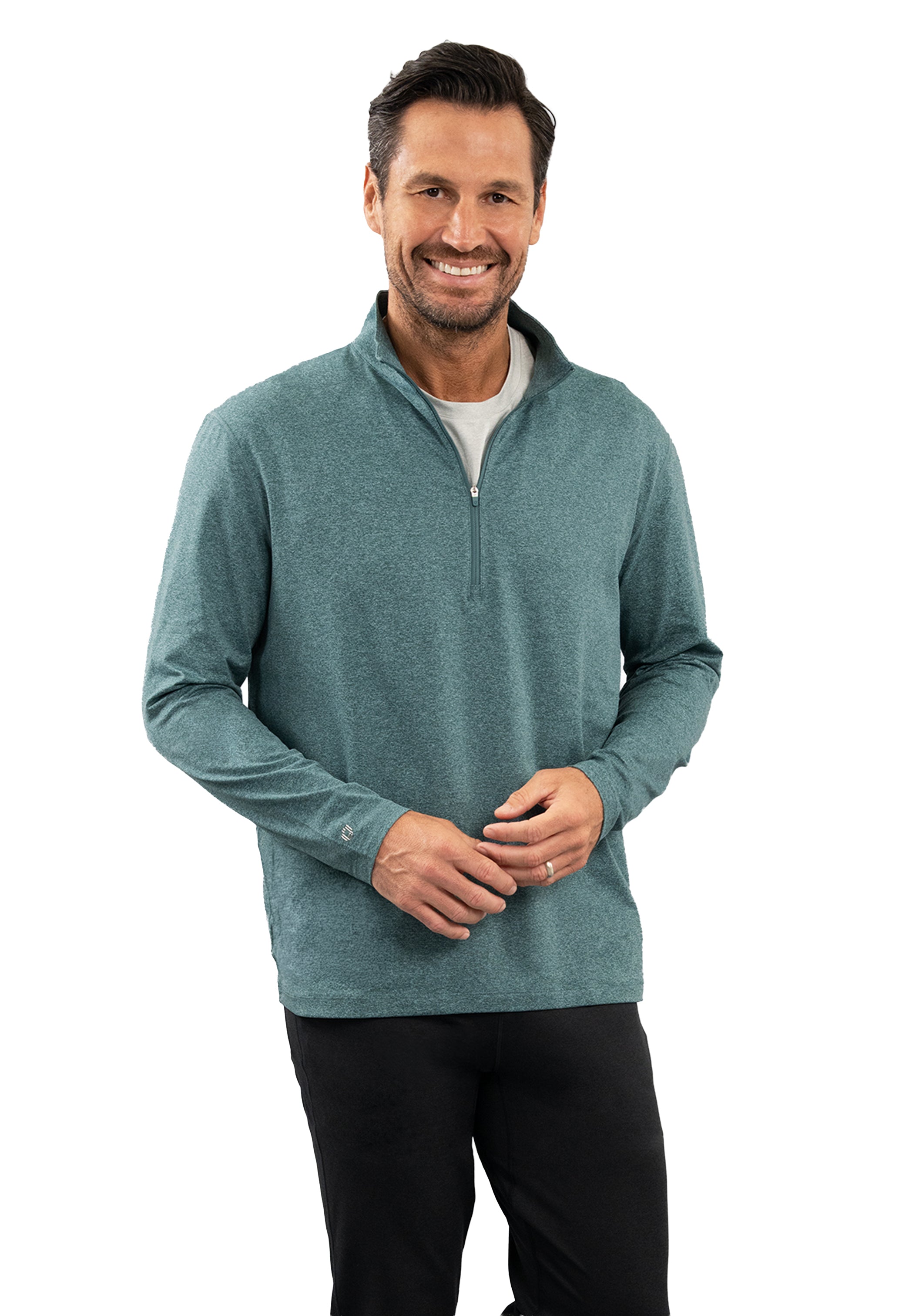 Men's IBKomfortable Zip Mock Pullover