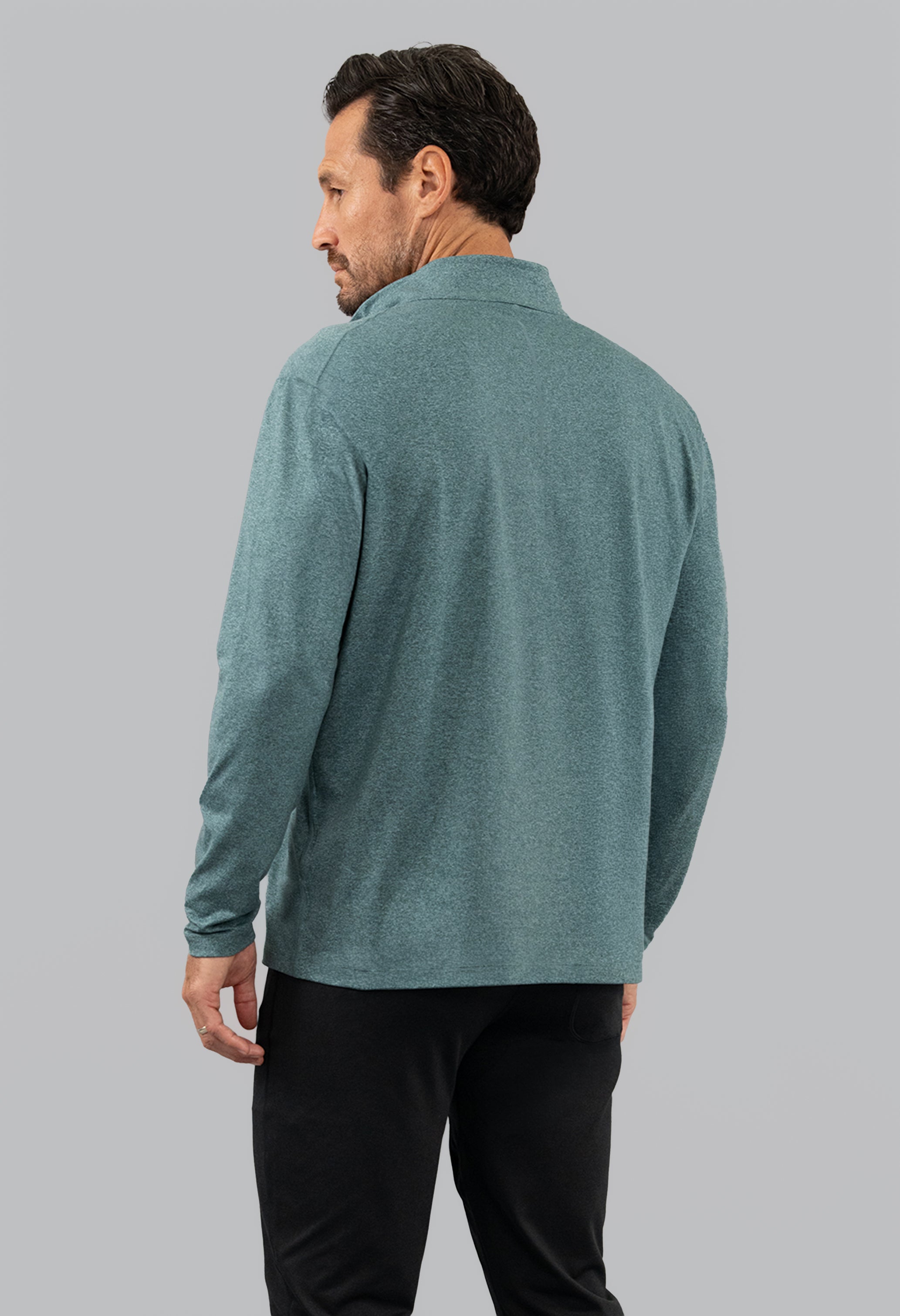Men's IBKomfortable Zip Mock Pullover