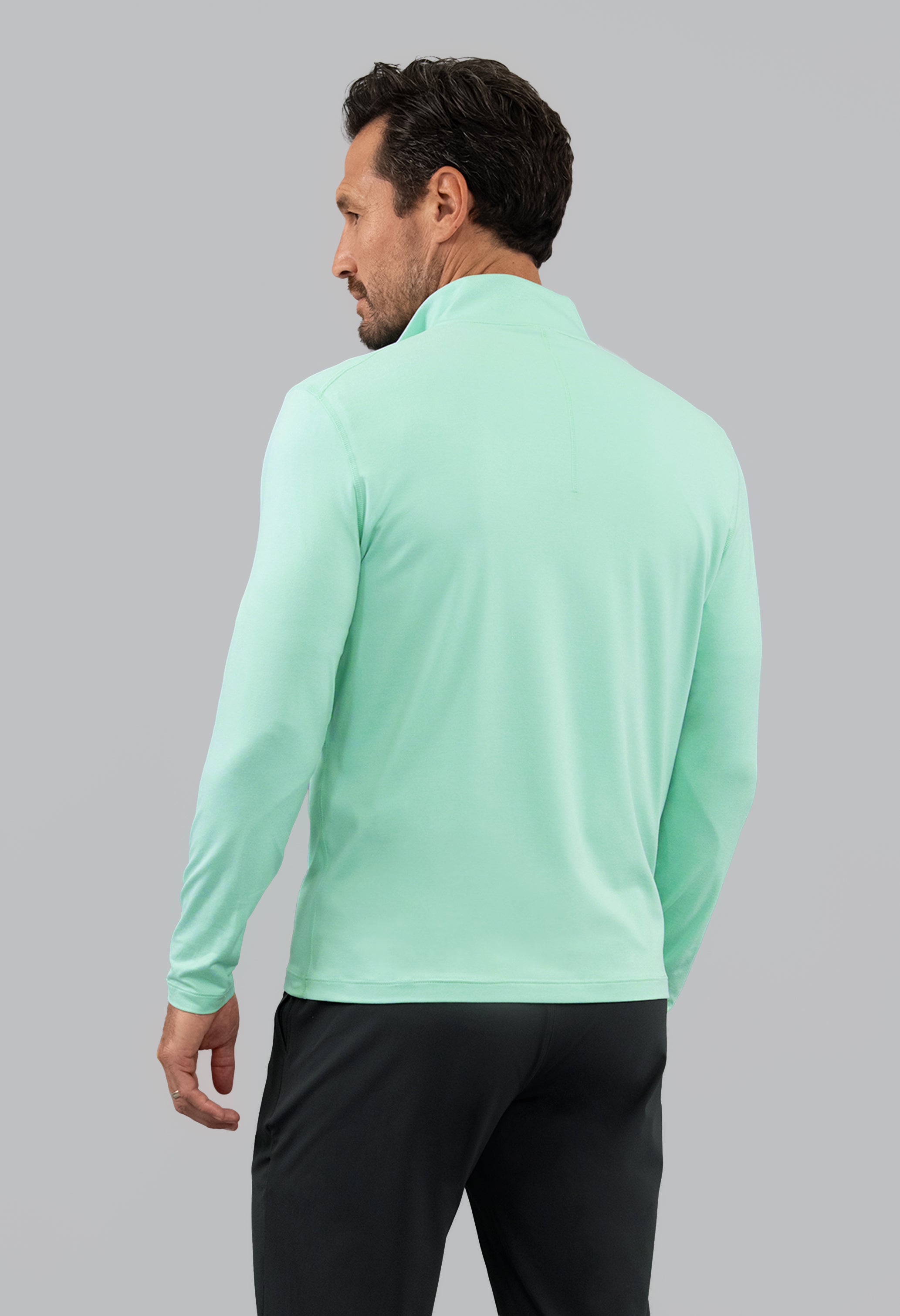 Men's IBKomfortable Zip Mock Pullover
