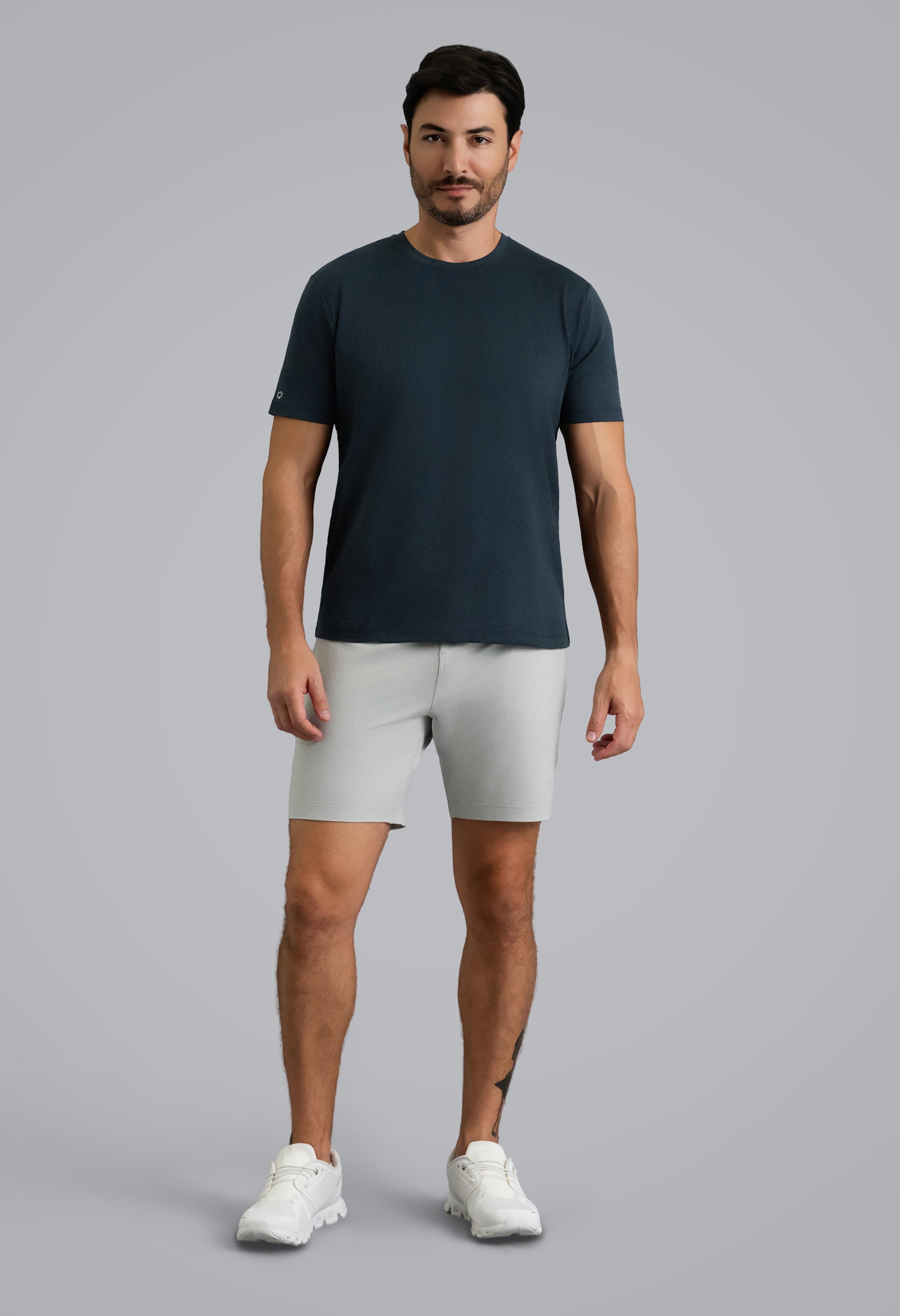 IBKÜL - Men's IBKomfortable Short Sleeve Tee - Color: Navy Heather