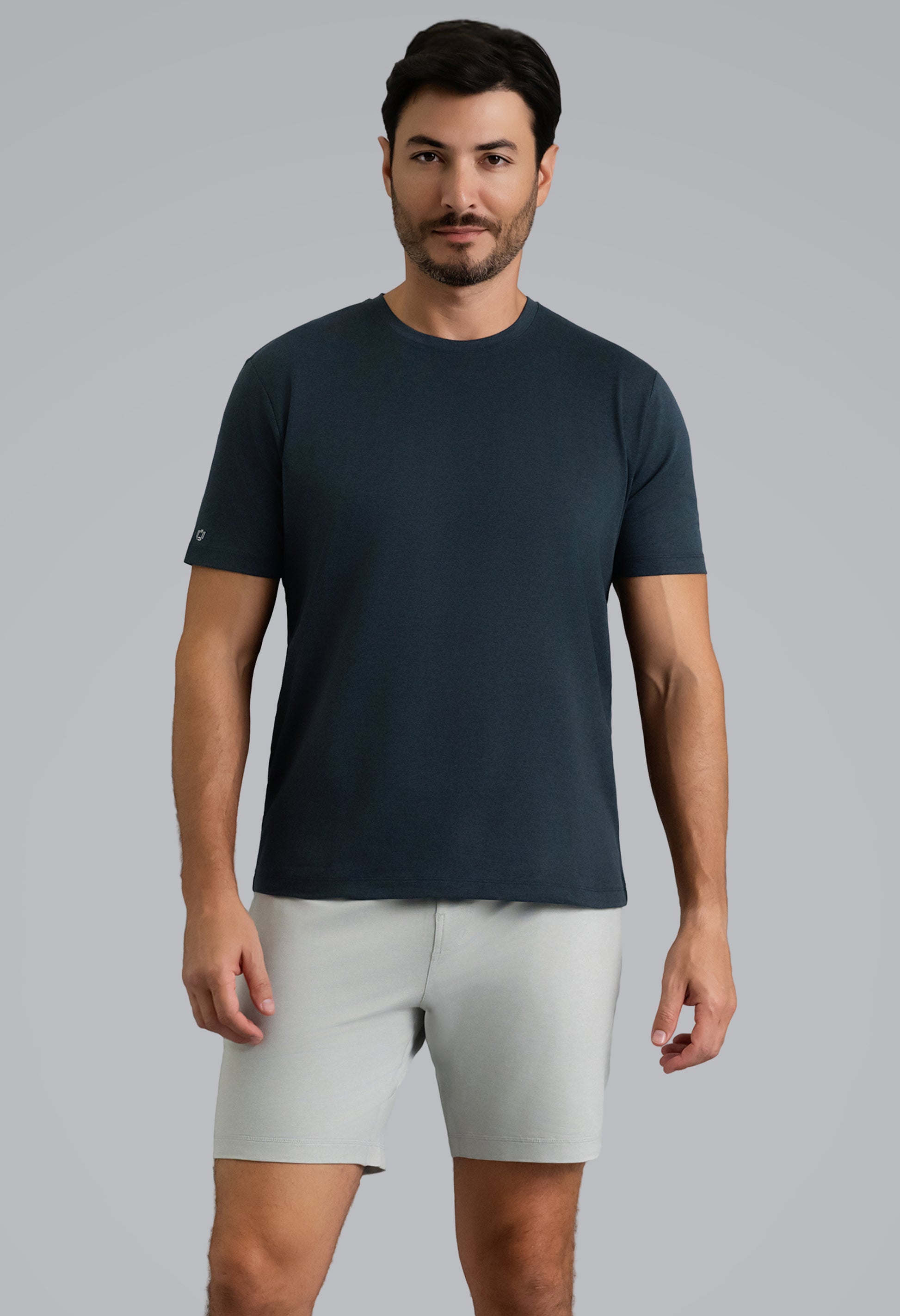 IBKÜL - Men's IBKomfortable Short Sleeve Tee - Color: Navy Heather